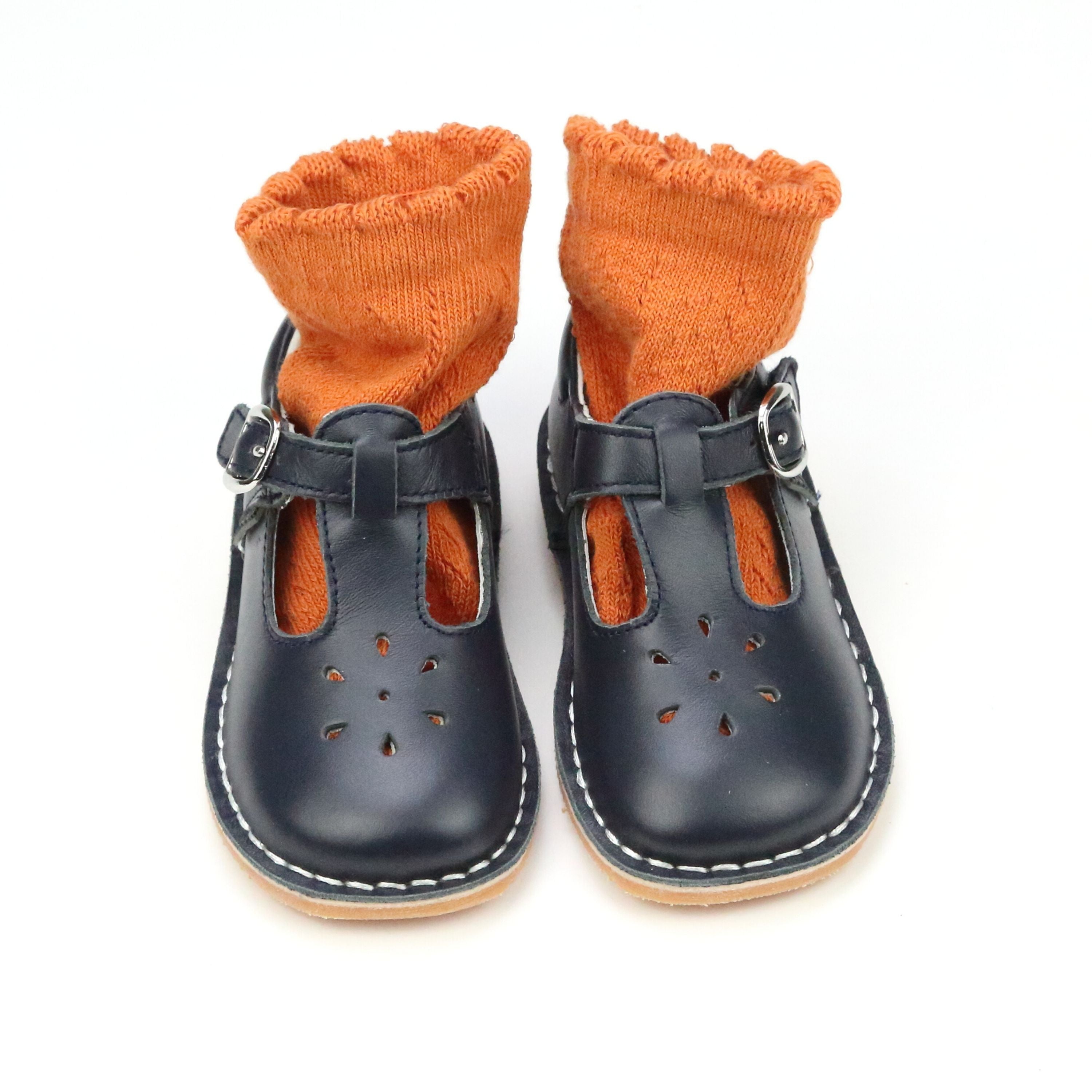 Crochet Knee High Socks (spicy Orange)