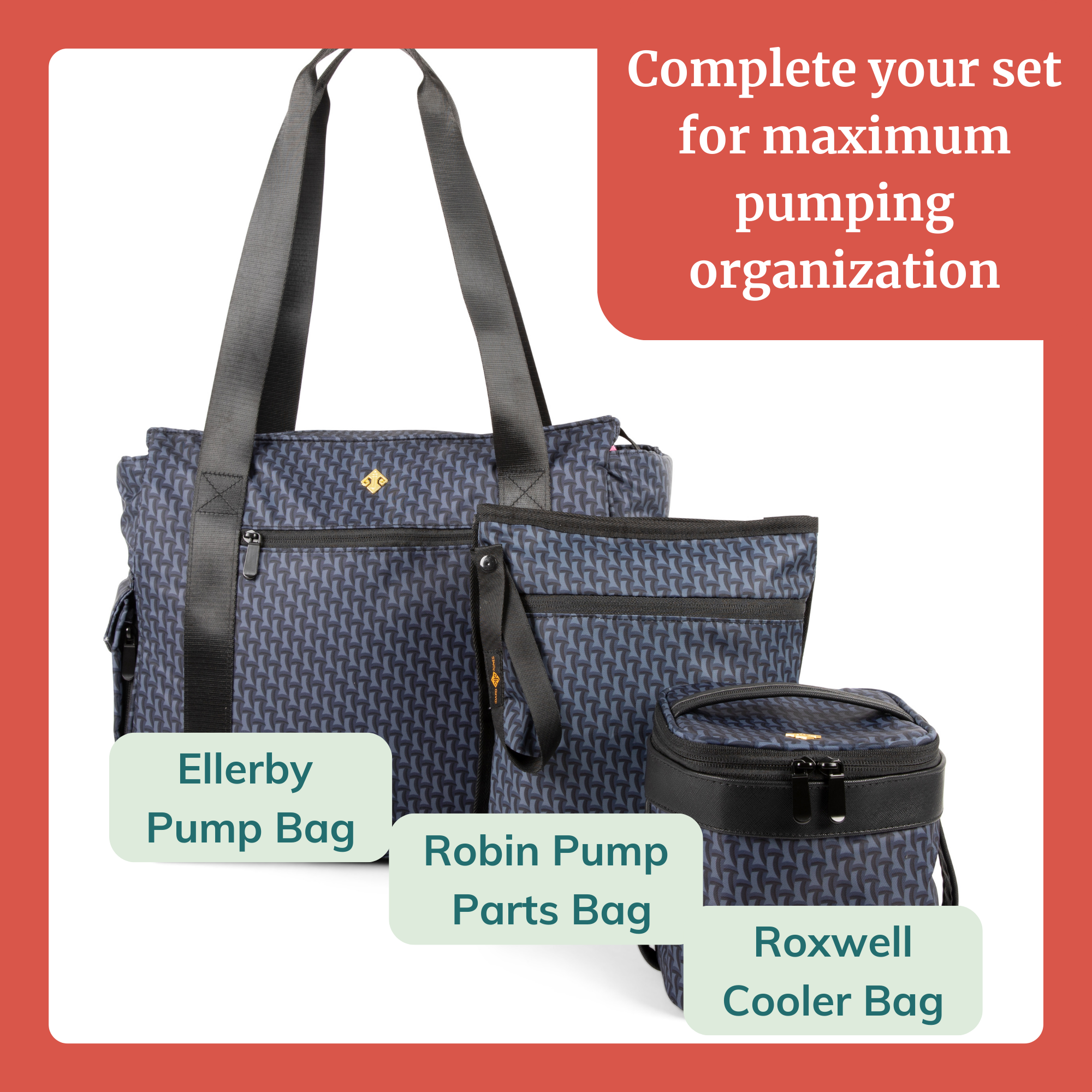 Breast Pump Tote Bag - Ellerby