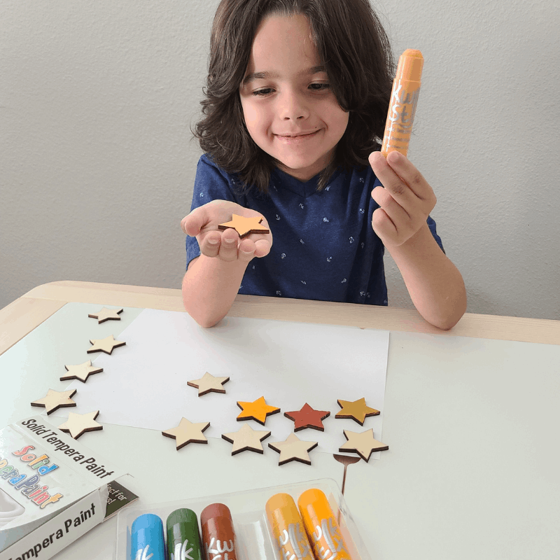 Kwik Stix Paint Sticks, Set Of 6 Earth Tones