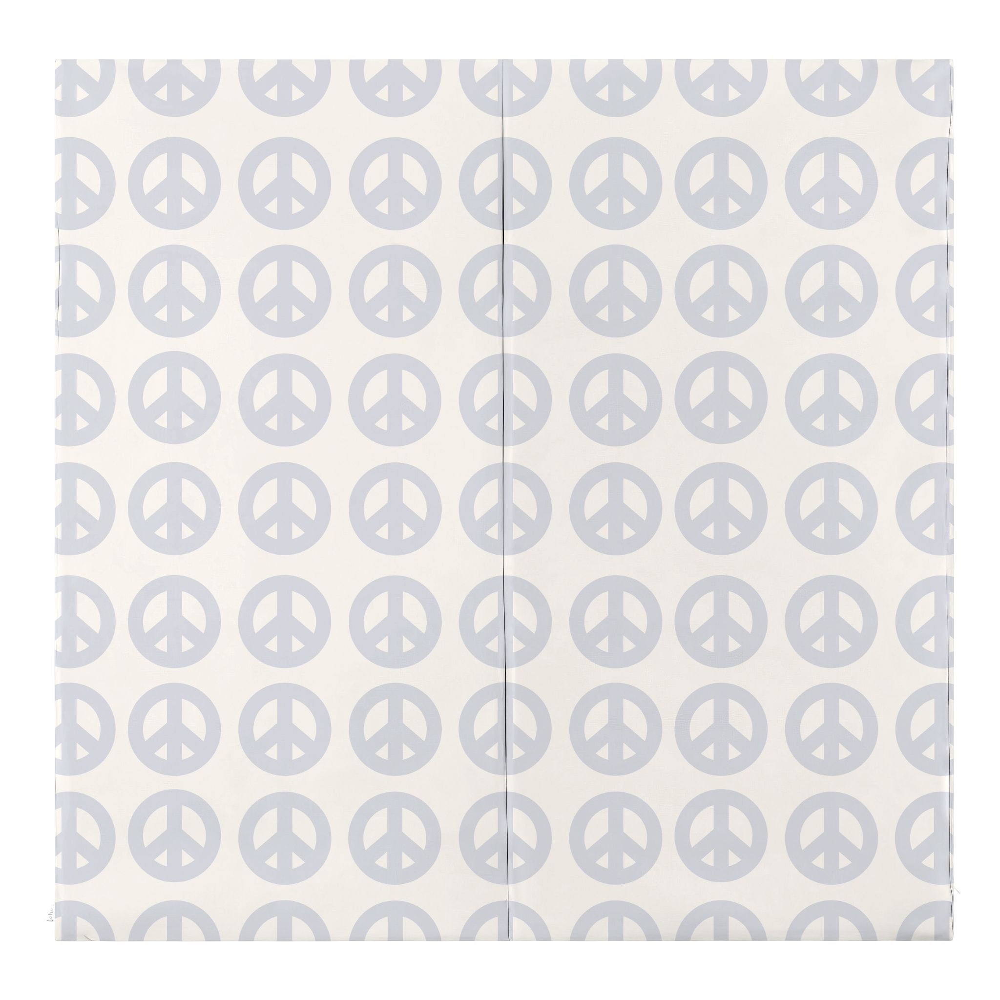 Peace Sign Vegan Leather Mat