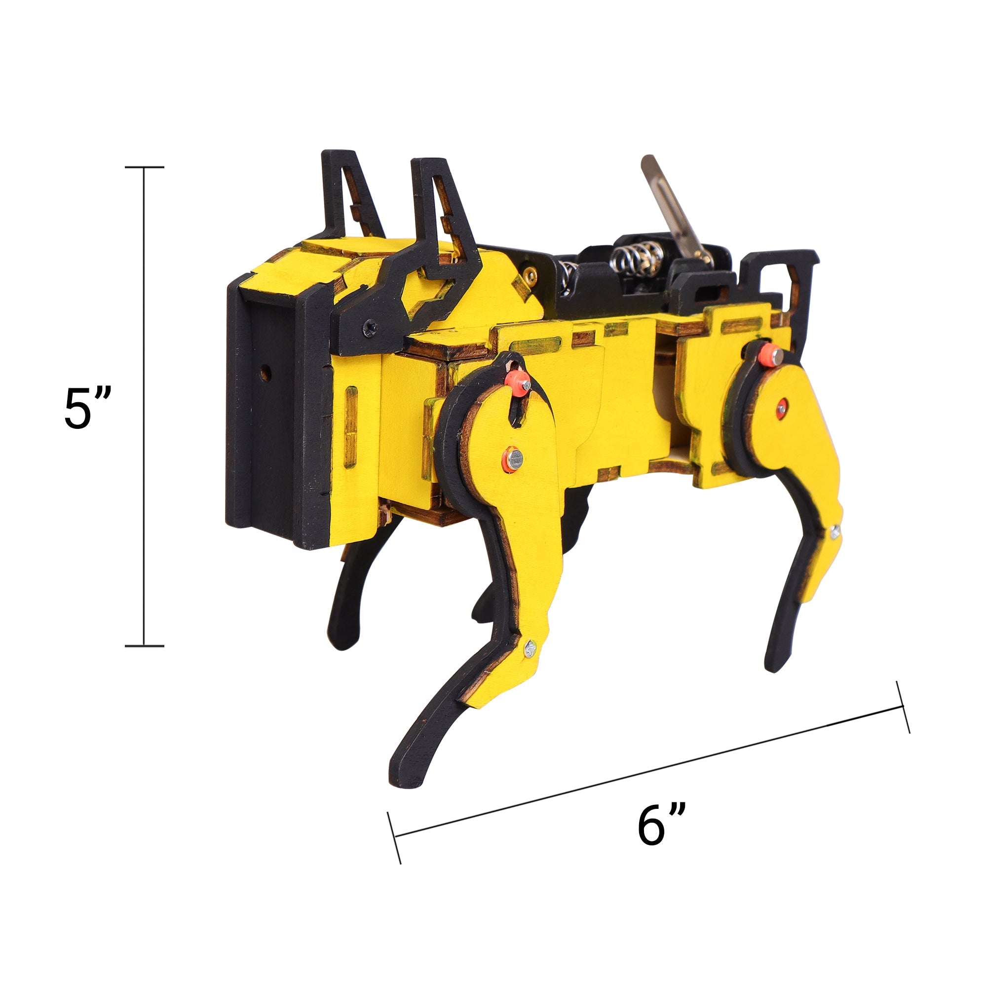 Robot Dog Stem Kit – Sound Activated Diy Toy