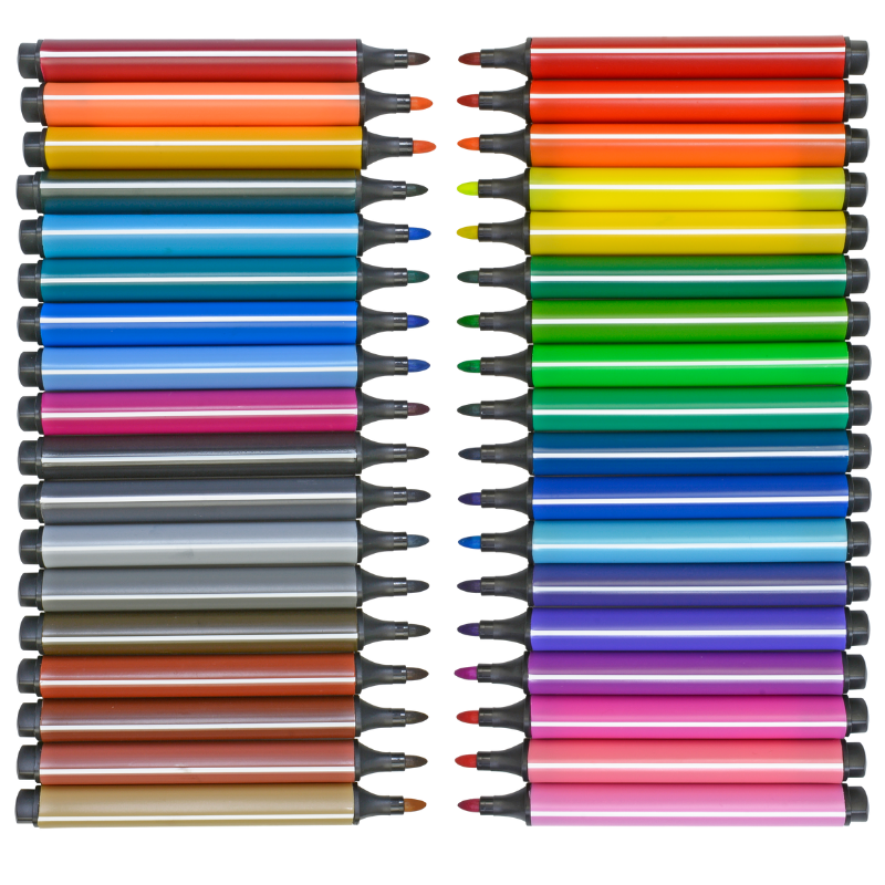 Triangular Magic Stix Markers, 36 Pack, Last 7 Days No Cap!