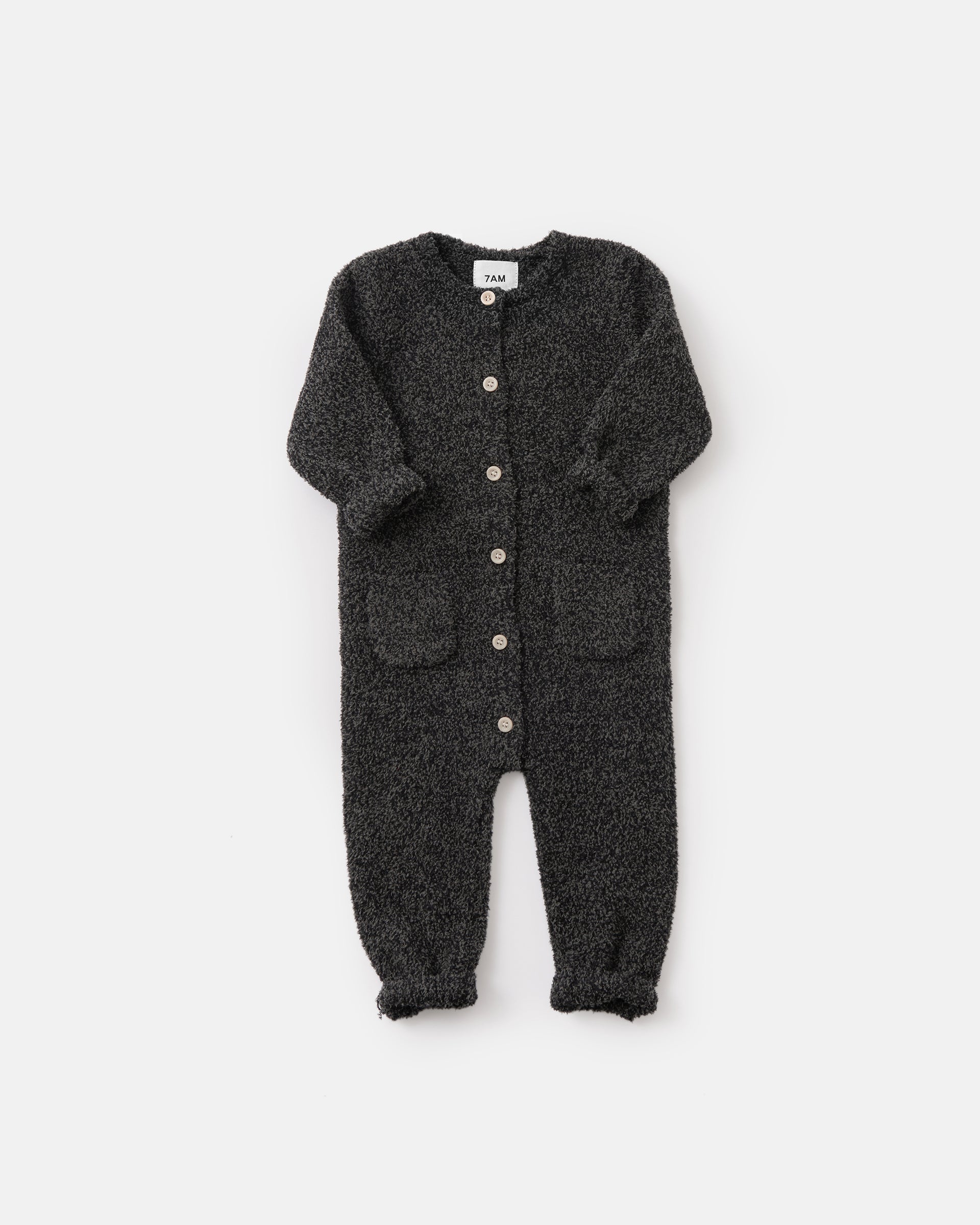 Long Sleeve Jumpsuit - Fuzzy