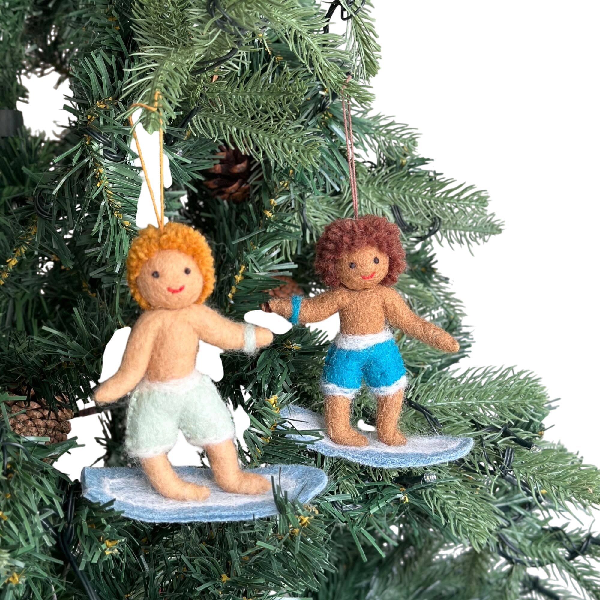 Felt Ornament - Surfer Boy