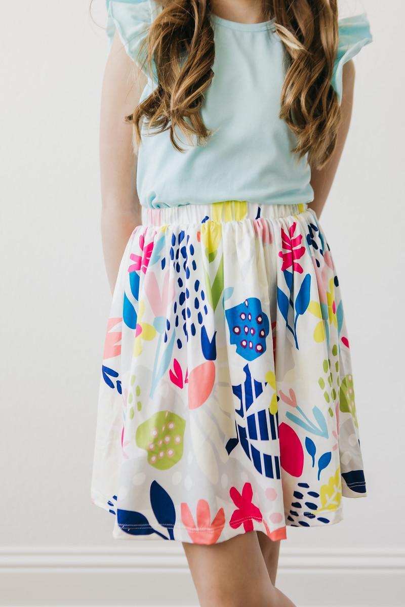 Sale Flower Market Twirl Skirt