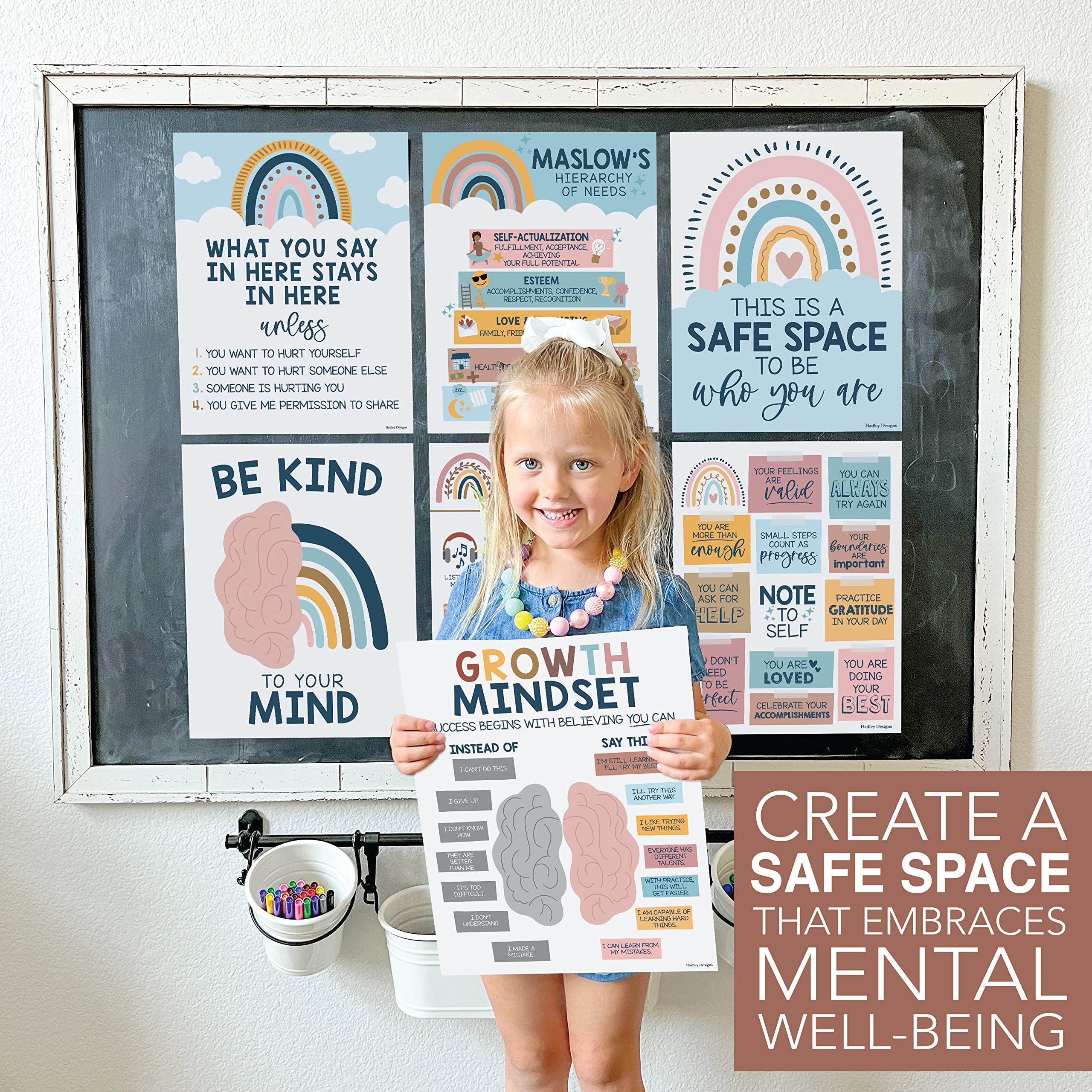Mental Health Kit: Boho 9 Poster Pack