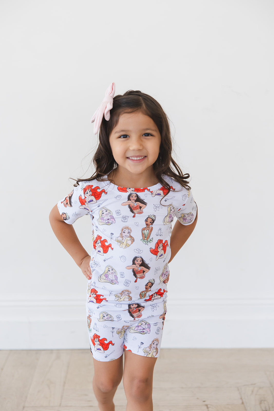 Doodle Princess (ribbed) - Biker Short Set