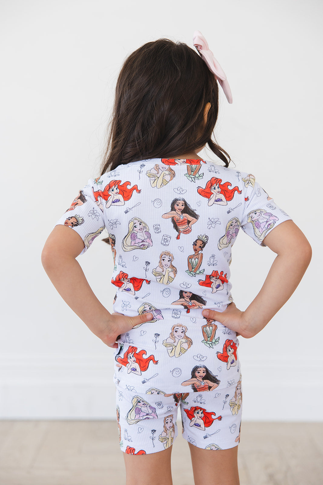 Doodle Princess (ribbed) - Biker Short Set