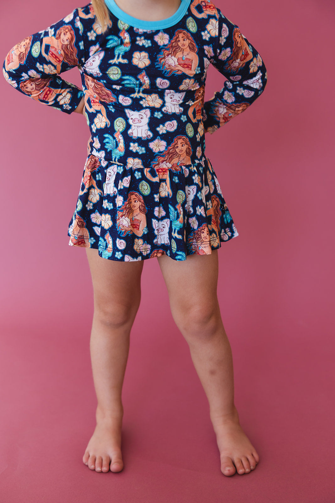 (blue) Beyond The Reef - Bodysuit Dress