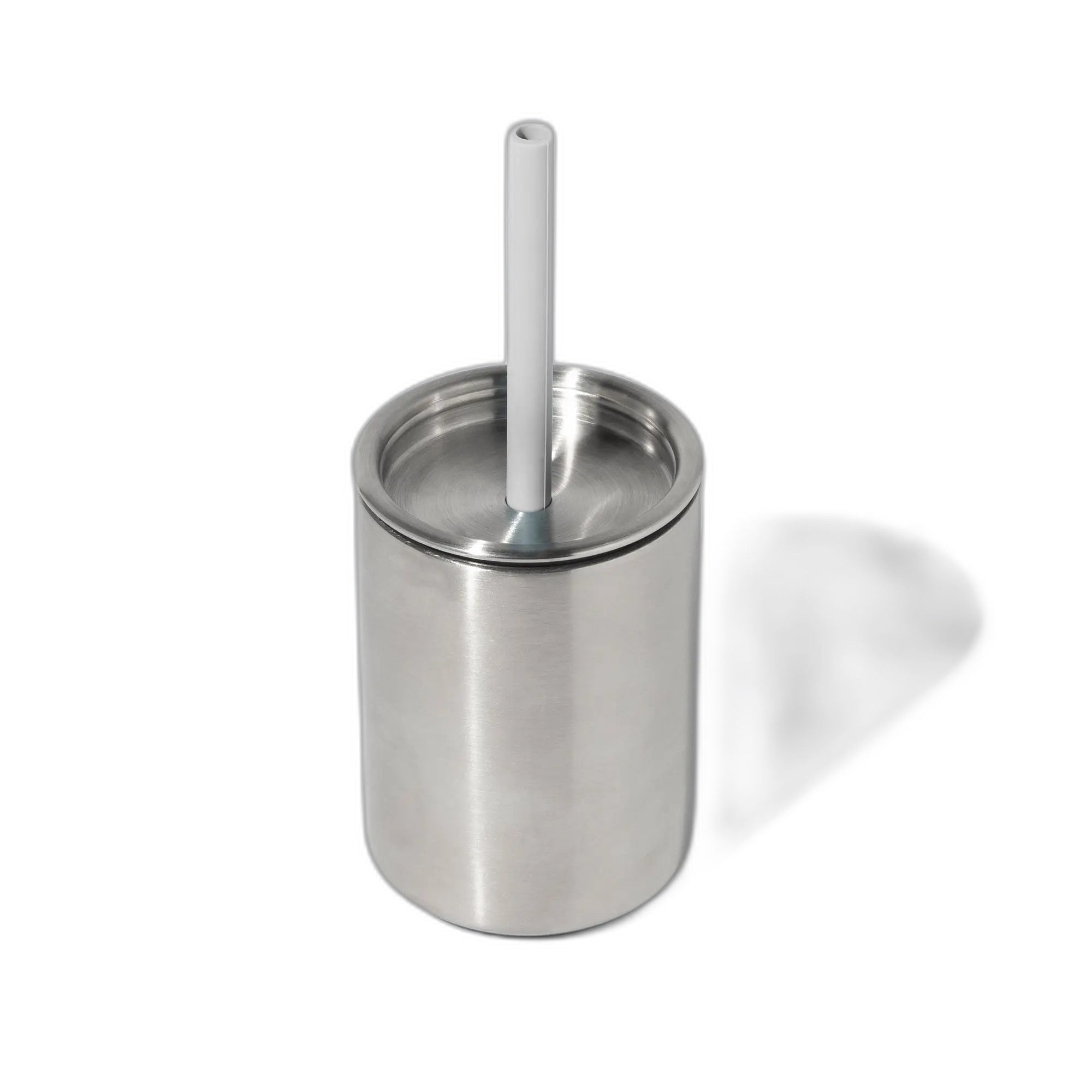 8 Oz. Avanchy Stainless Steel Baby Toddler Spill Proof Cup With Straw