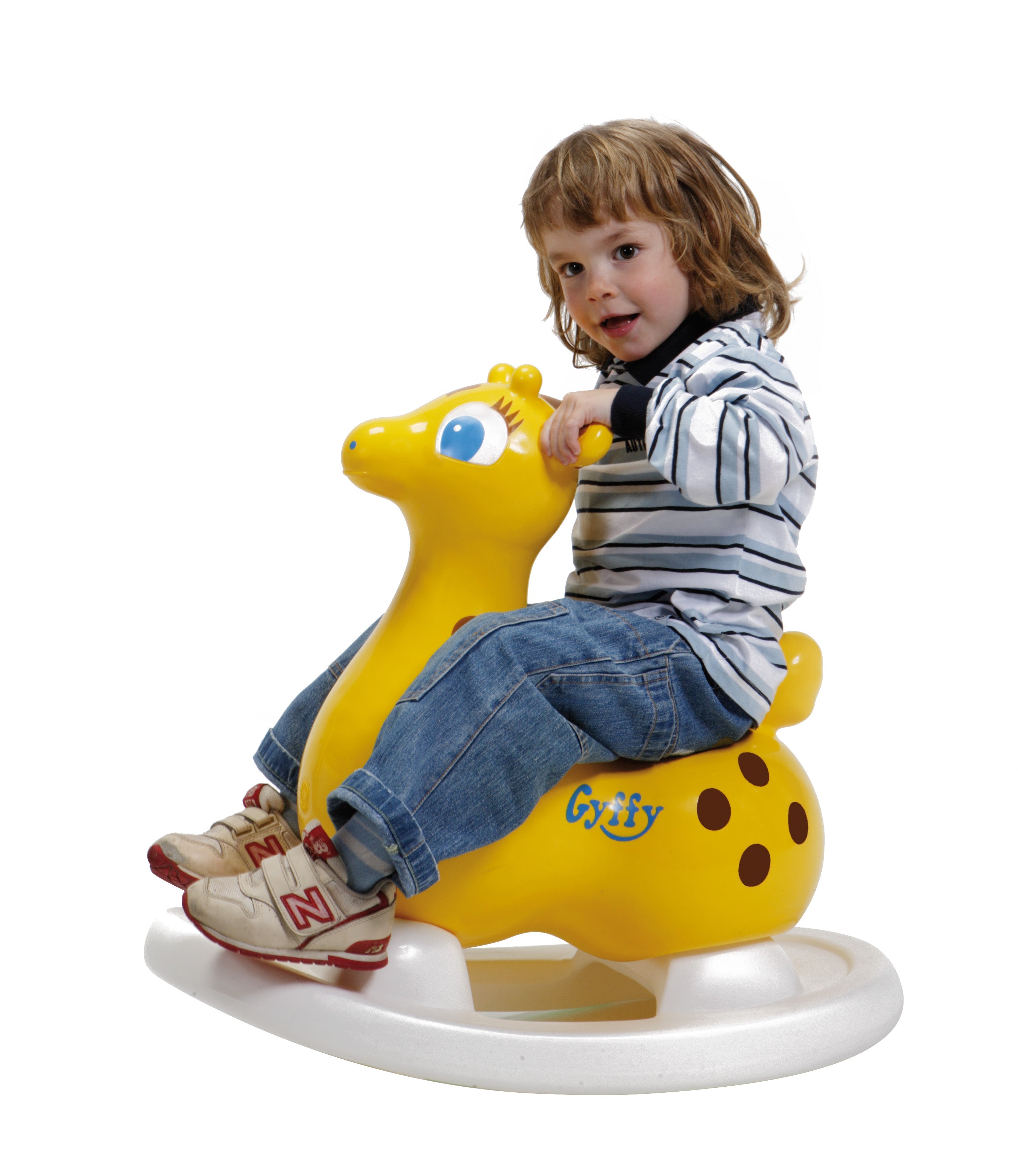 Gyffy The Giraffe Bounce Toy With Pump