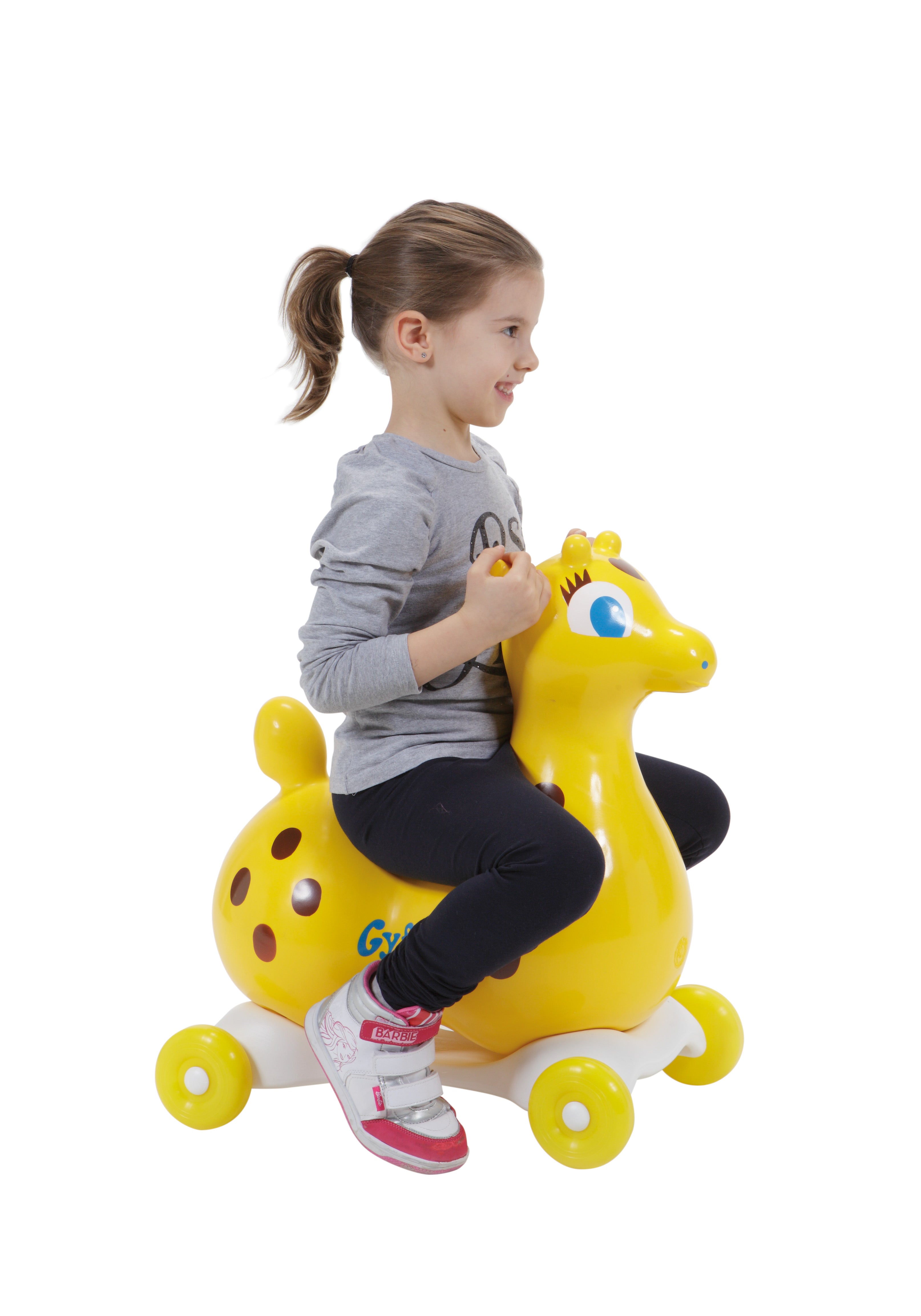 Gyffy The Giraffe Bounce Toy With Pump