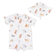 Awesome Dogs - Polo Shortie & Sun Hat