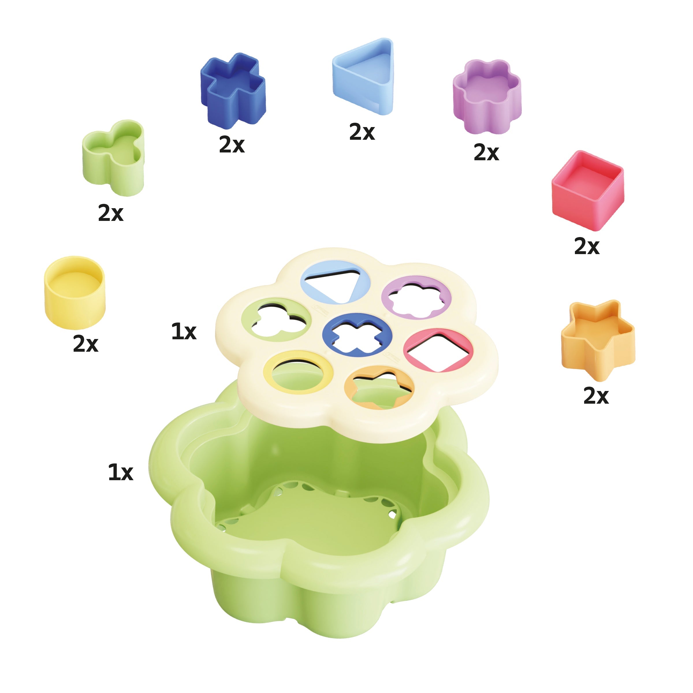 Daisy Shape Sorter Play Eco+