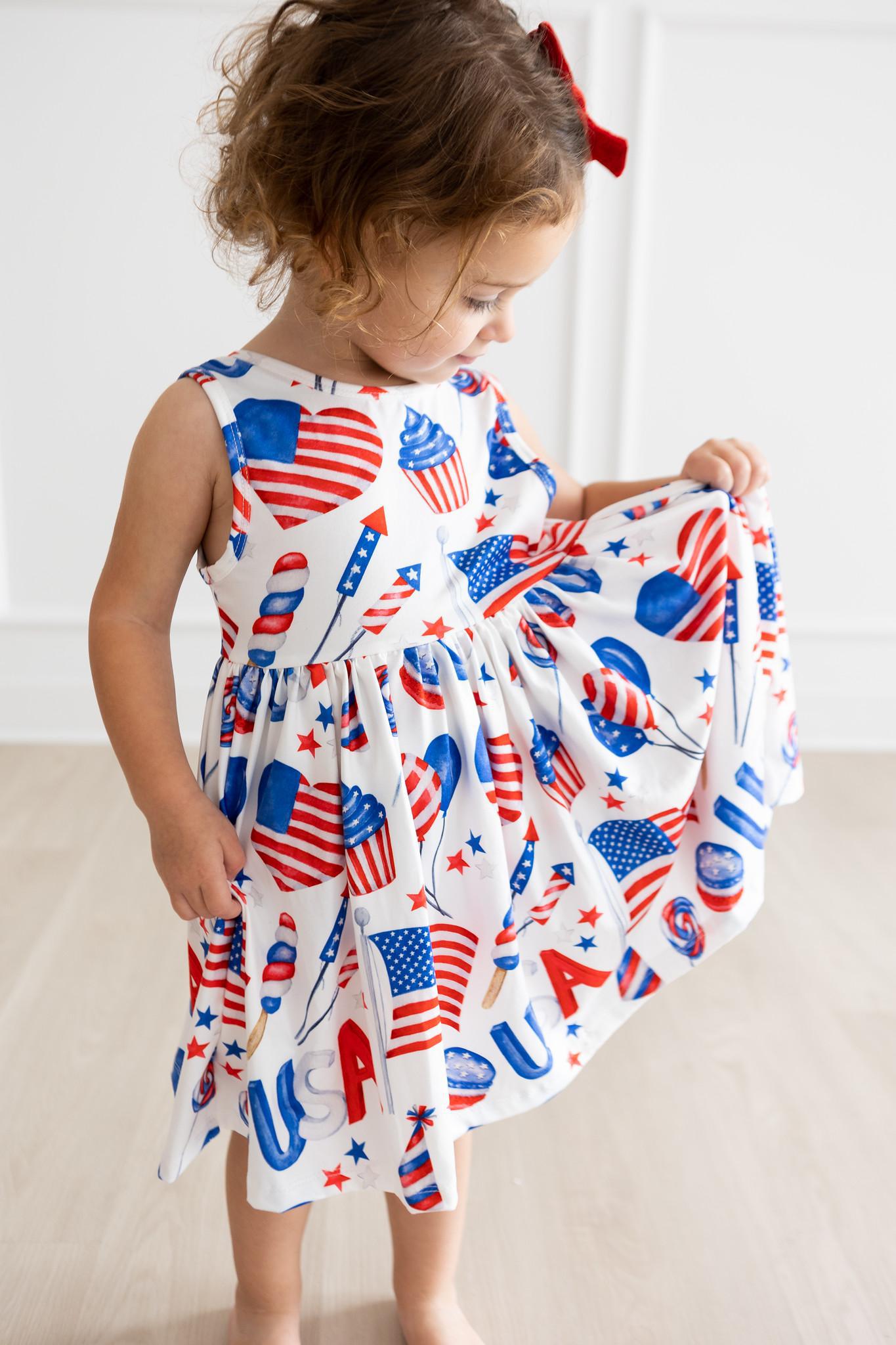 Party In The Usa Tank Twirl Dress