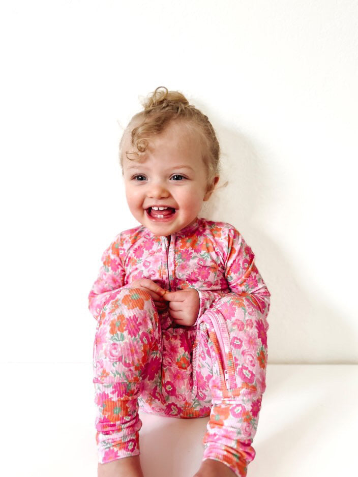 Floral Crush | Zip Romper