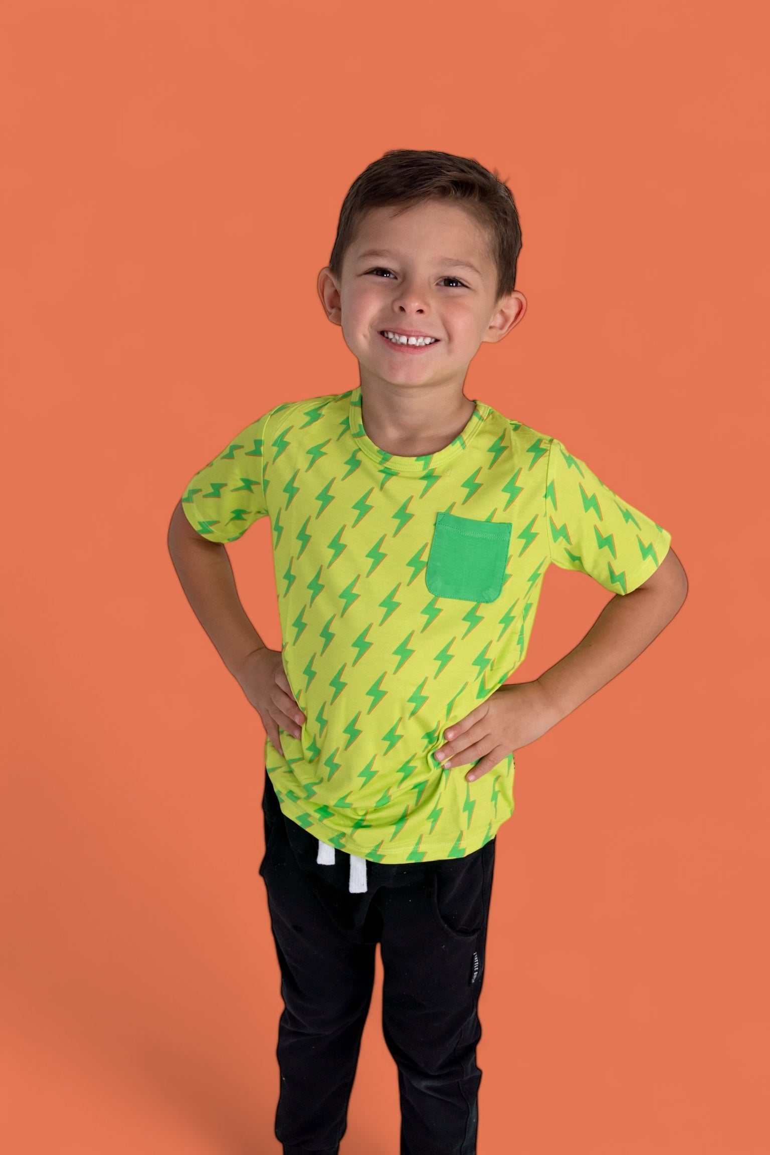 Bright Bolts Dream Pocket Tee