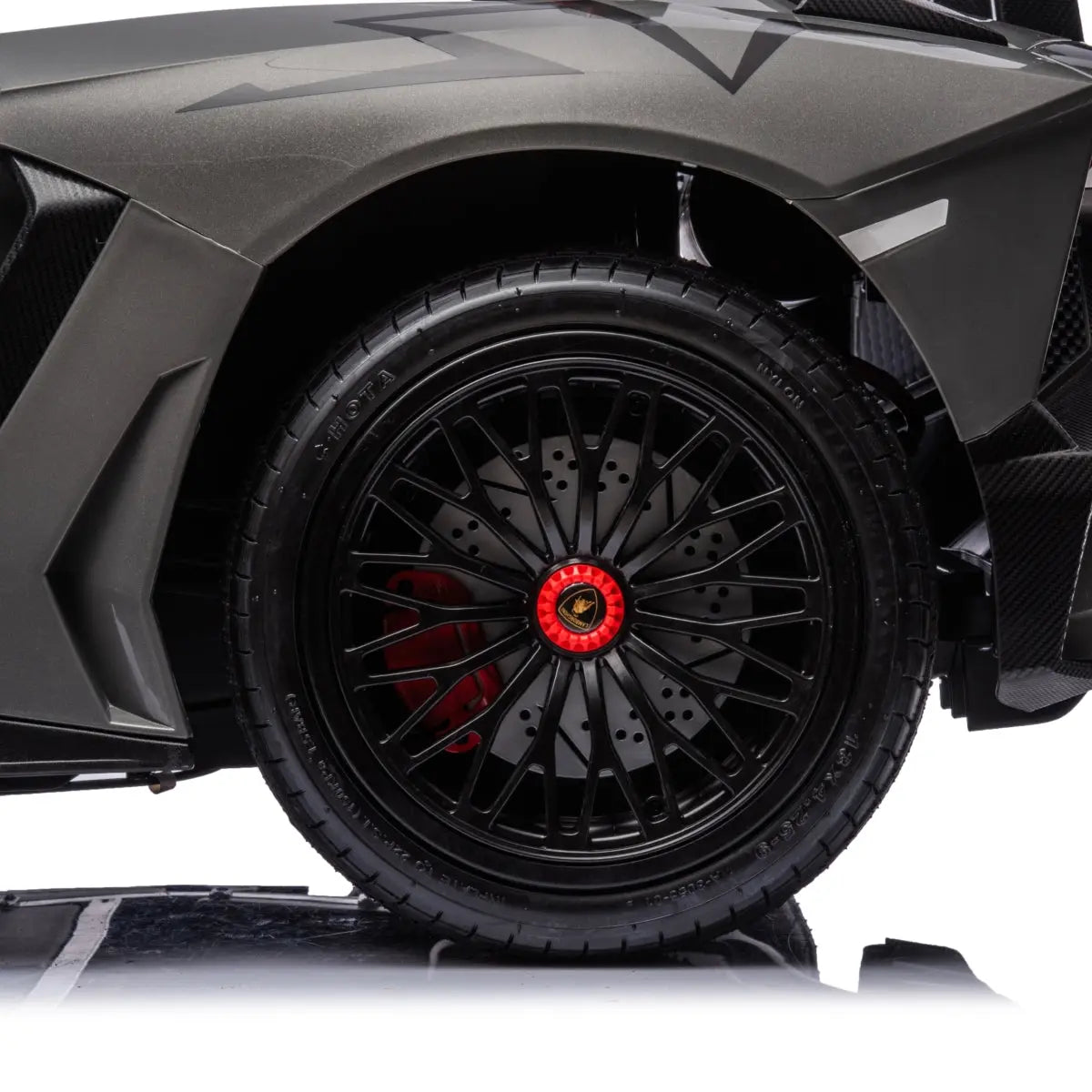 24v Lamborghini Aventador 2 Seater Ride On Car For Kids: Advanced Brushless Motor & Differential For High-octane Fun