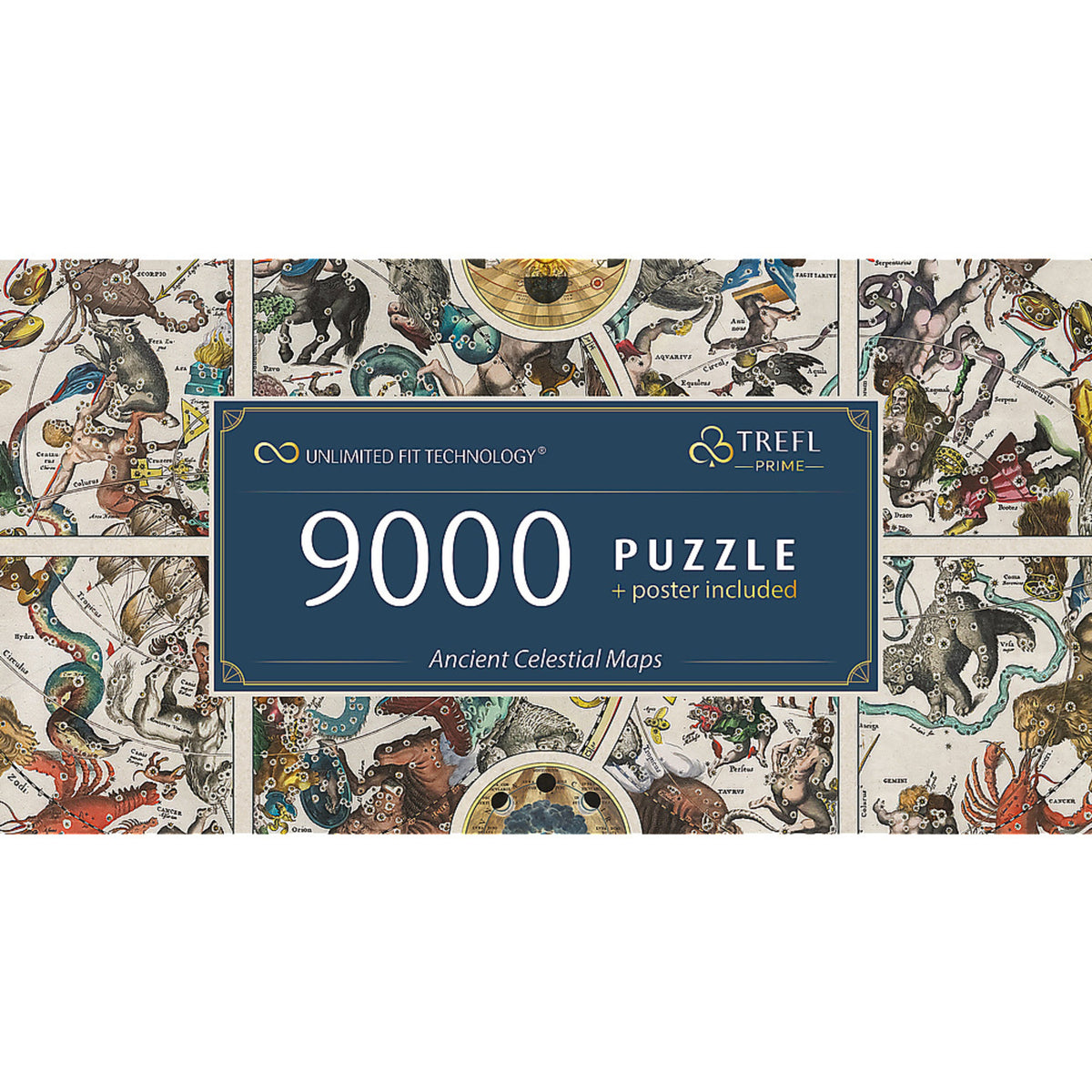 Prime Ancient Celestial Maps 9000 Piece Puzzle