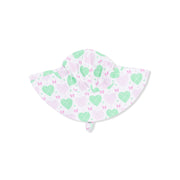 Heart Argyle - Wide Brim Sun Hat