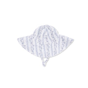 Kimberly Floral Stripe - Wide Brim Sun Hat