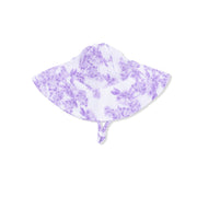 Lilac Floral  - Wide Brim Sun Hat