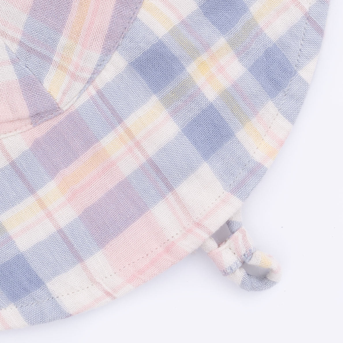 Dusty Plaid - Wide Brim Sun Hat