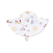Sunny Sandcastles - Wide Brim Sun Hat