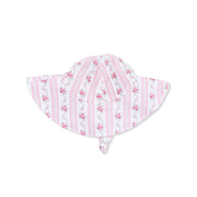Winding Roses Stripe - Wide Brim Sun Hat