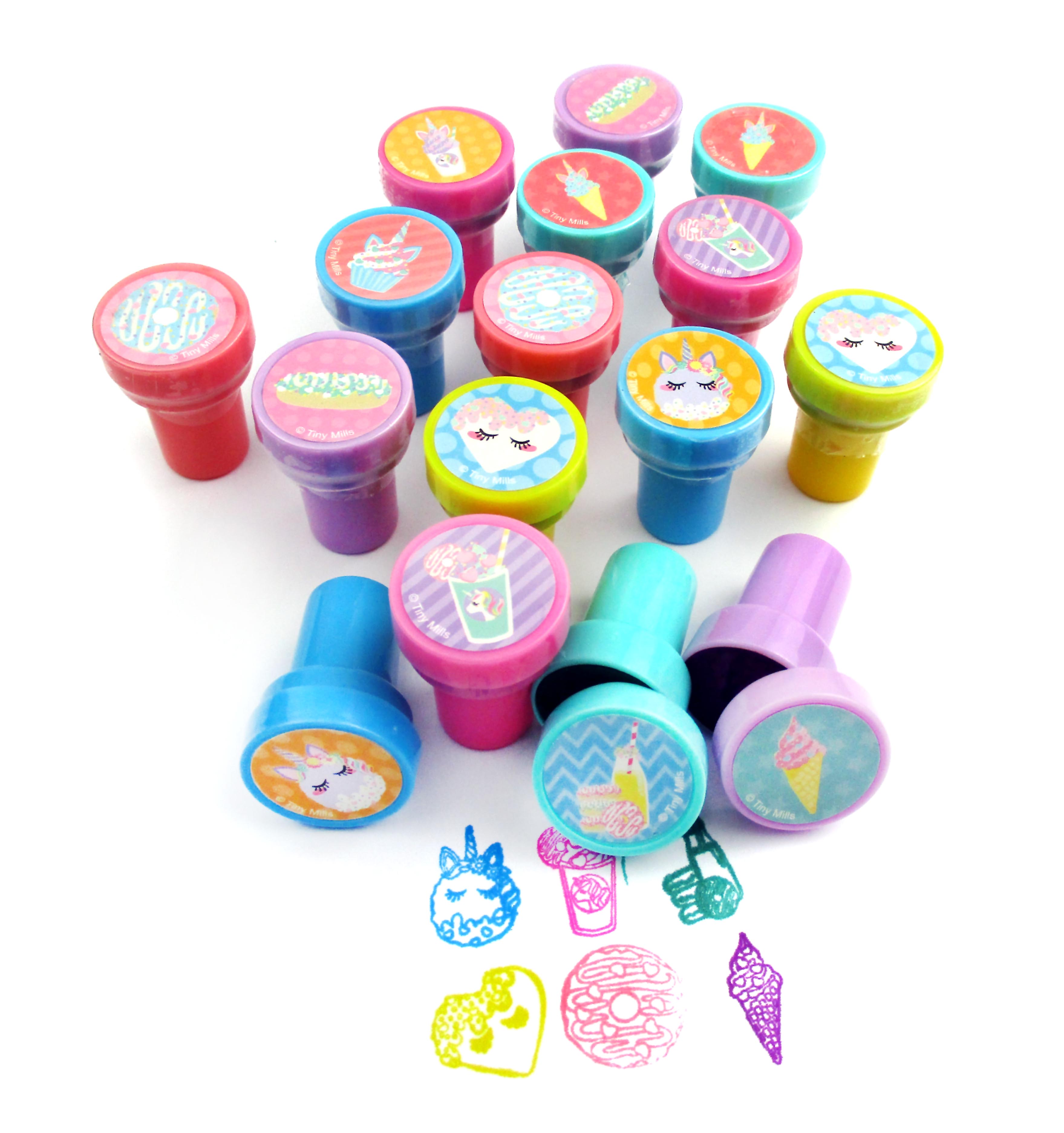 Tinymills 24 Pcs Unicorn Desserts Stampers For Kids