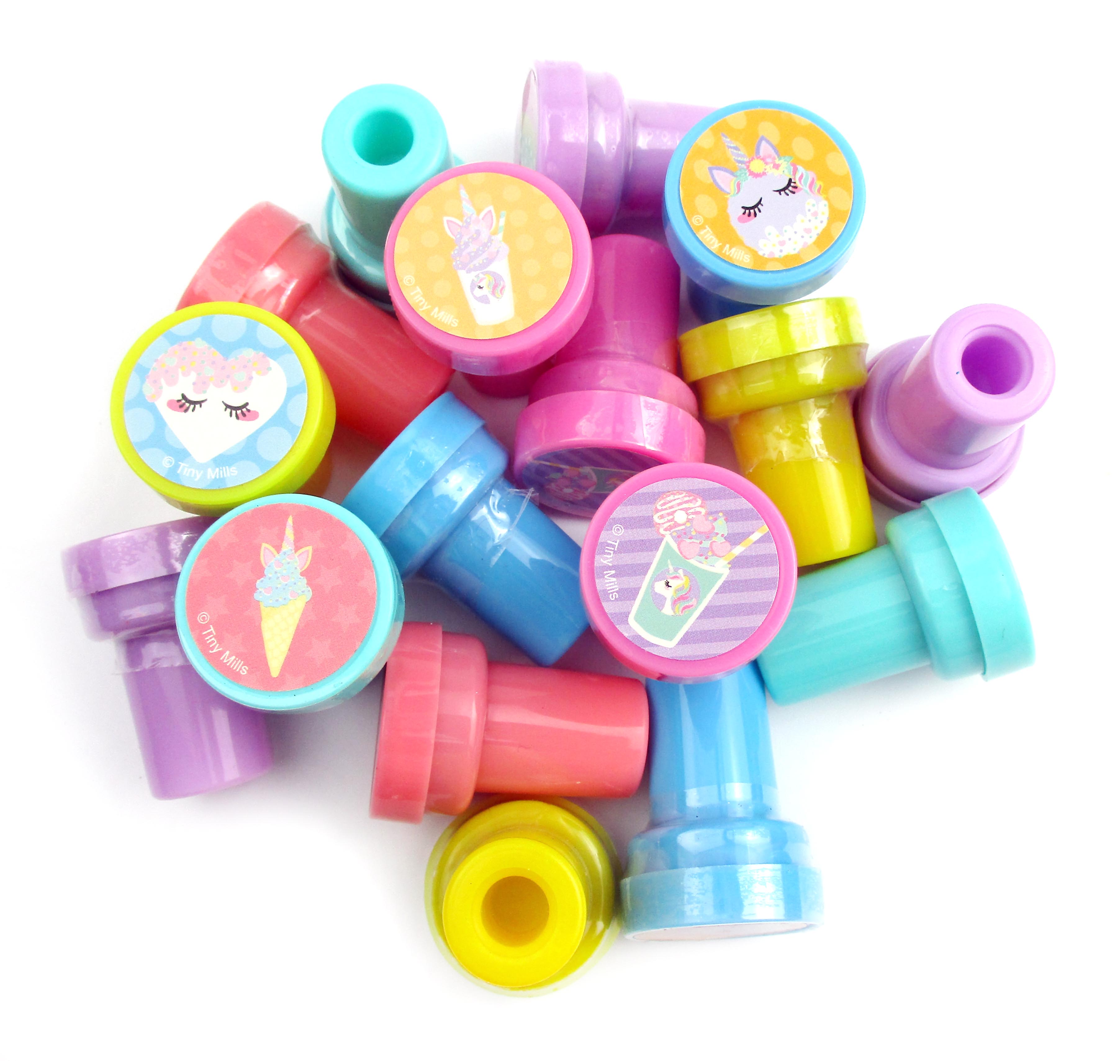 Tinymills 24 Pcs Unicorn Desserts Stampers For Kids