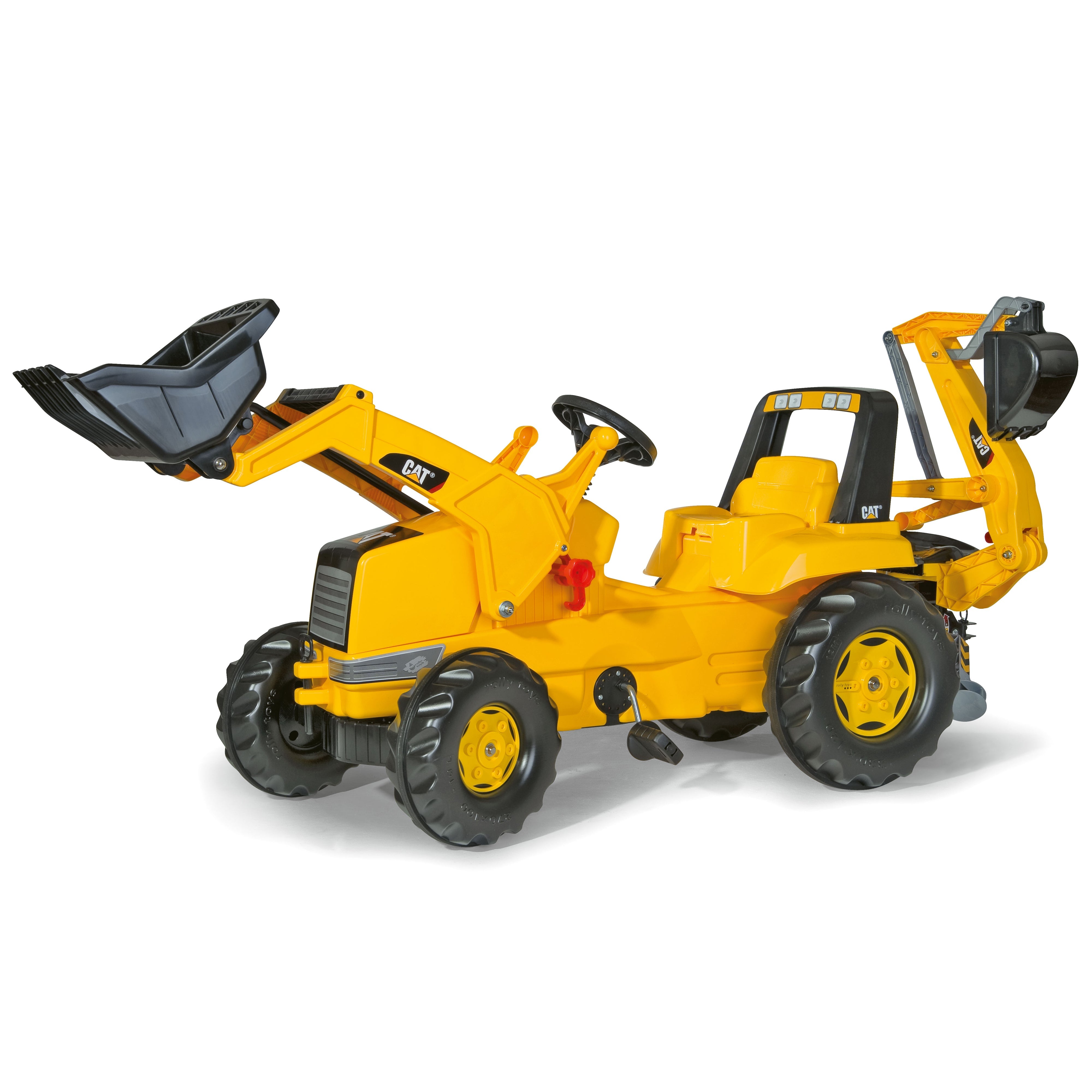 Cat Front Loader With Backhoe Pedal Tractor