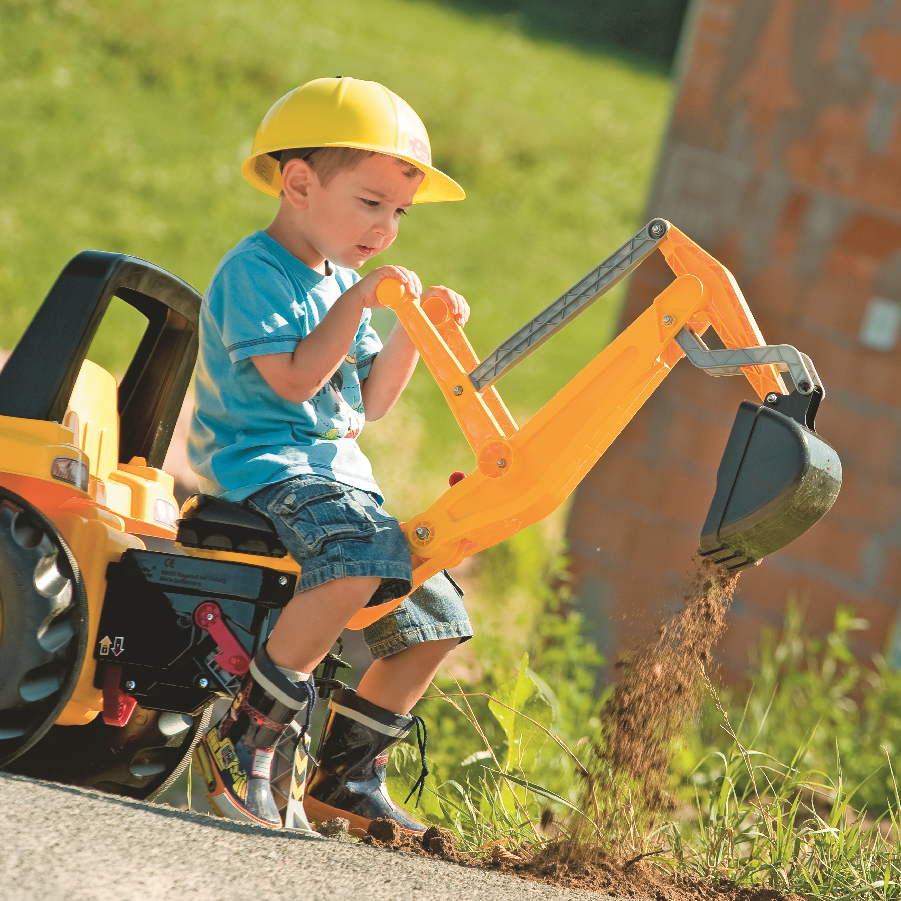 Cat Front Loader With Backhoe Pedal Tractor