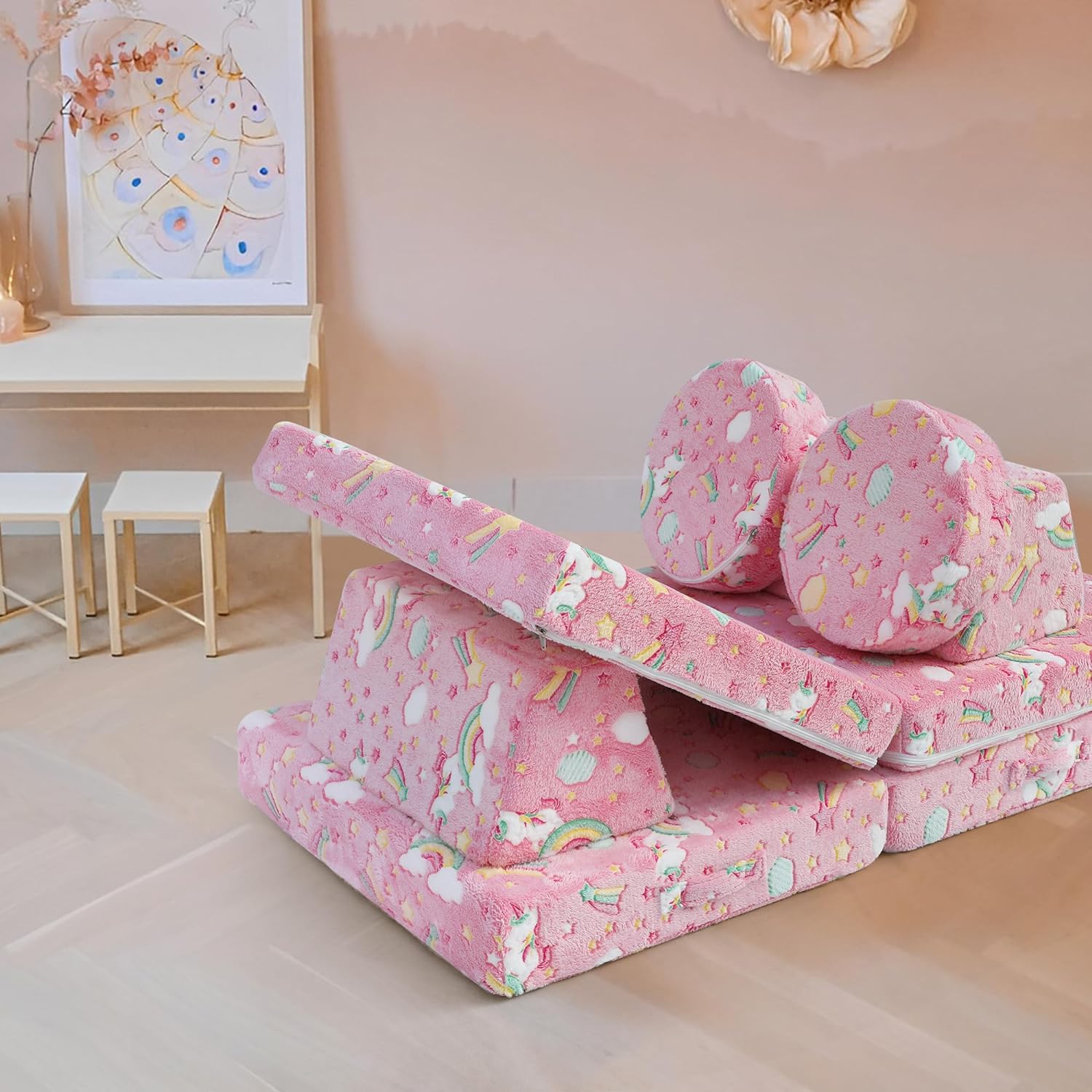 8-piece Kids Play Couch|glowsofa