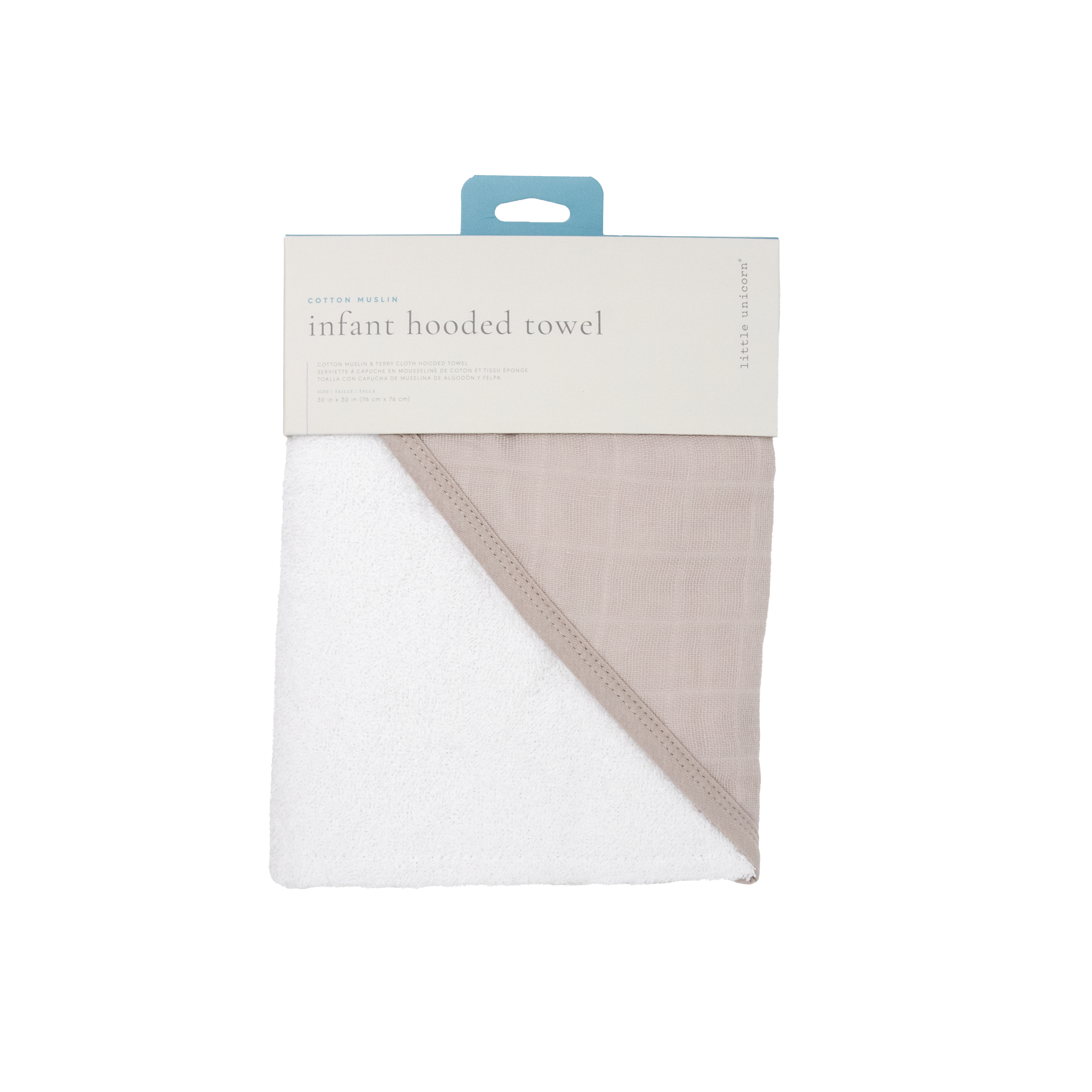 Infant Hooded Towel - Porpoise