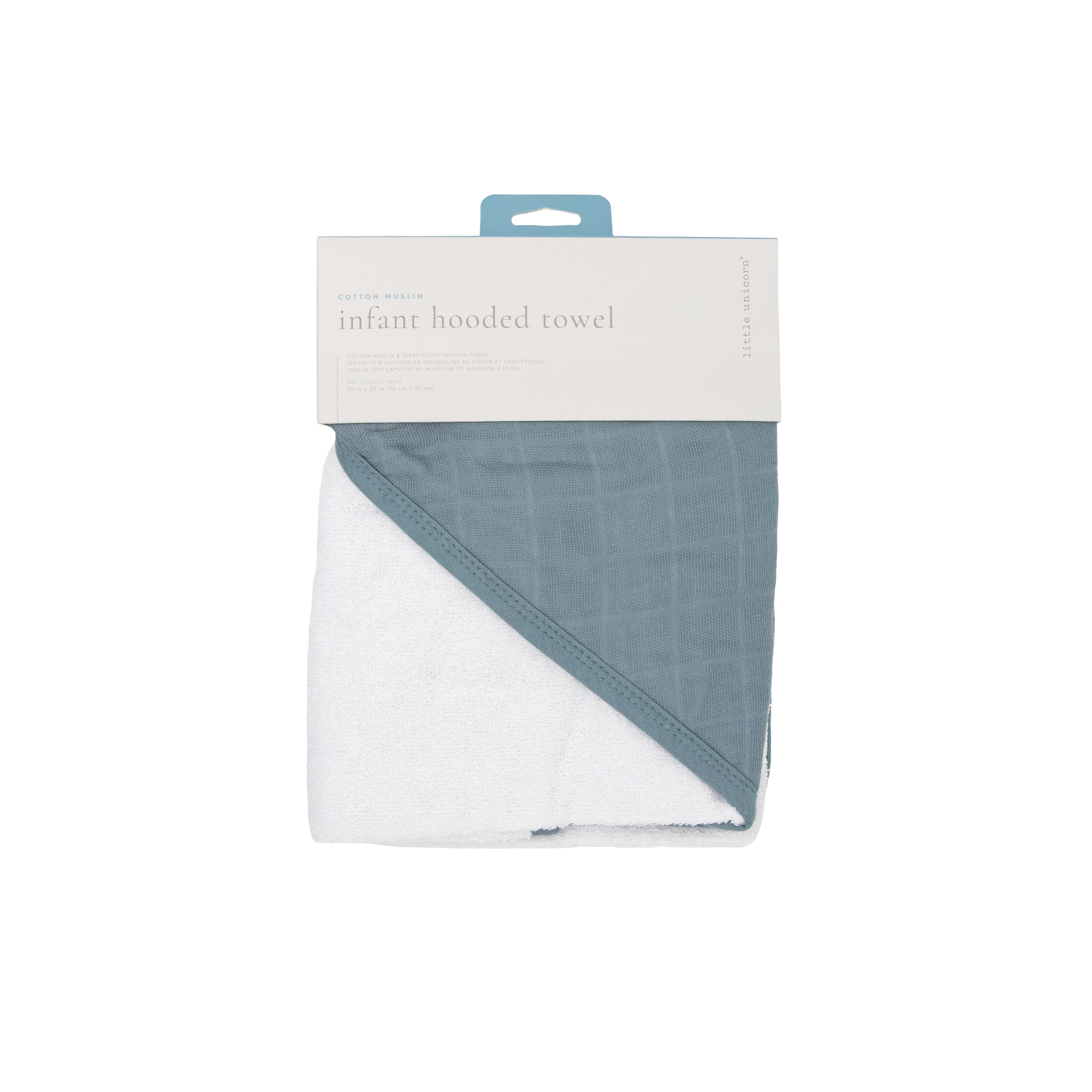 Infant Hooded Towel - Sea