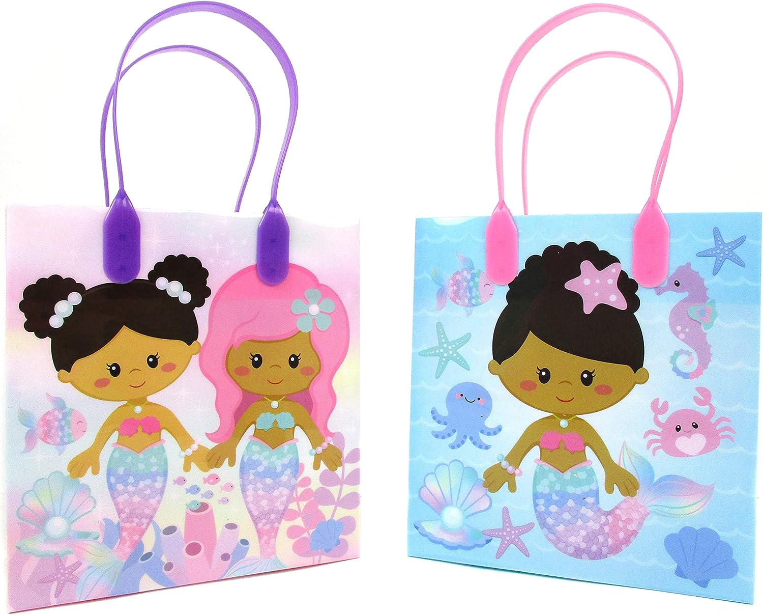 Rainbow Mermaid Party Favor Bundle For 12 Kids