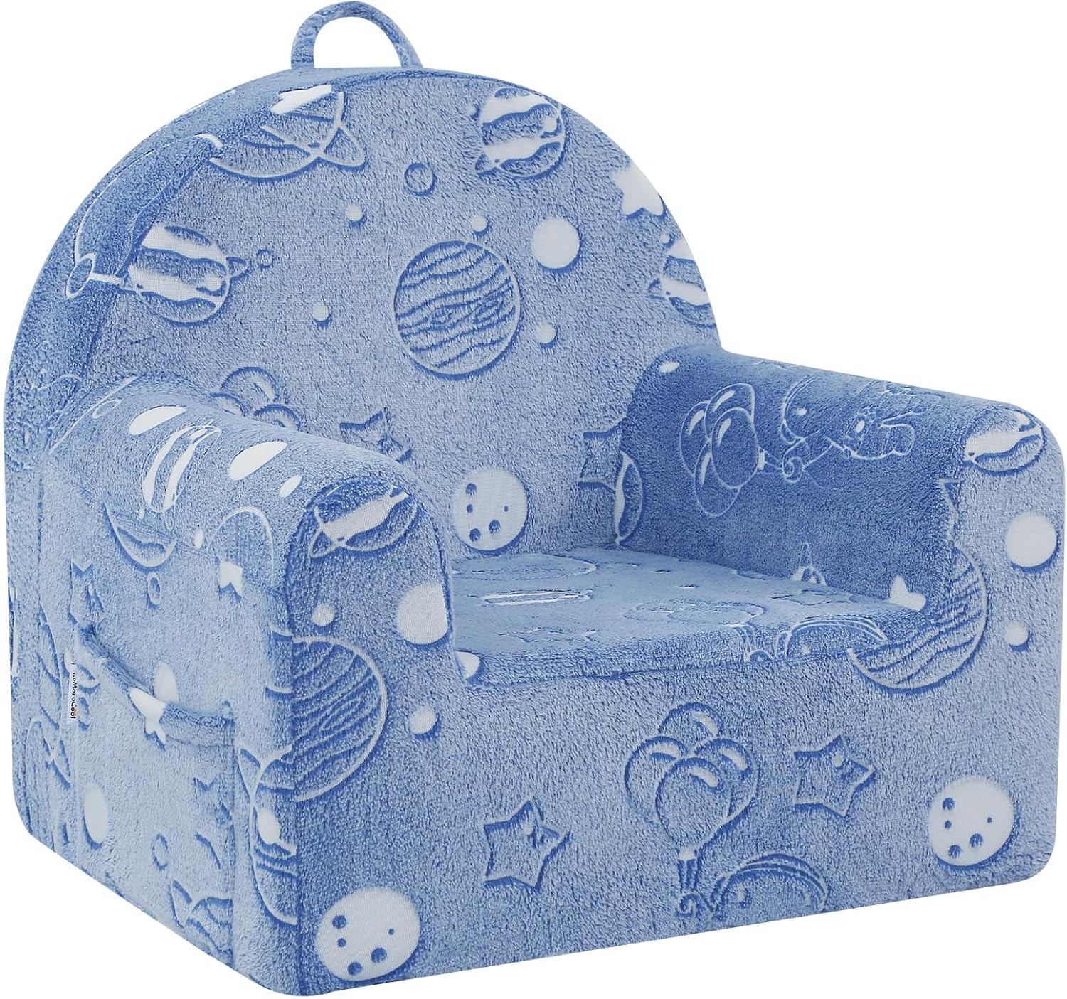 Glow Astronaut Fold Out Kids Couch, Ages 3+