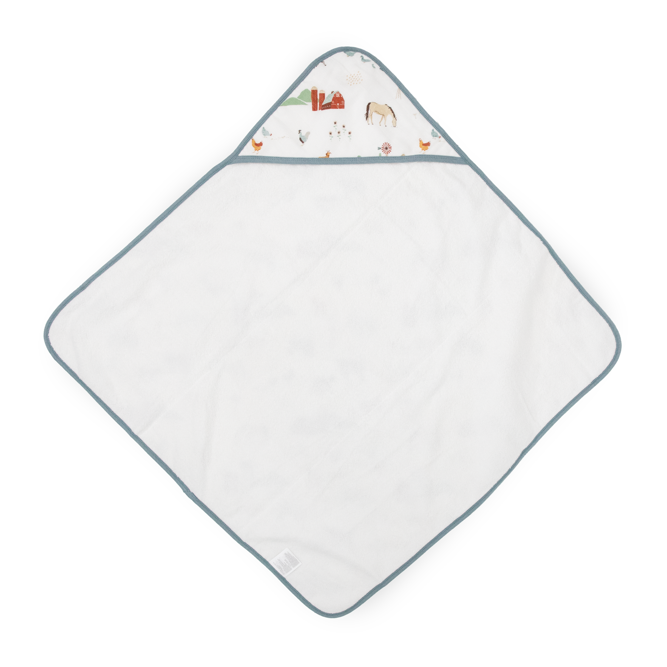 Infant Hooded Towel - Farmyard