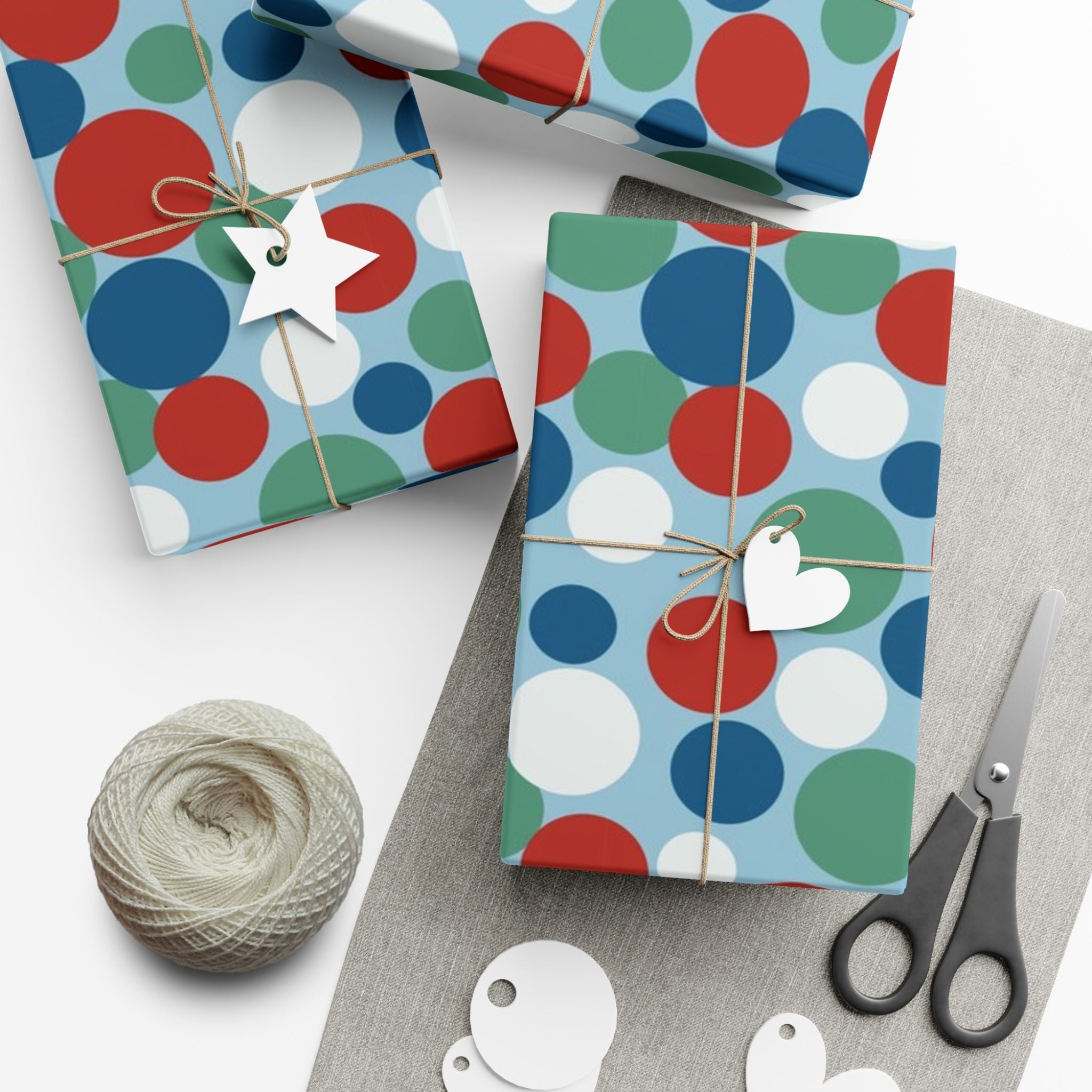 Modern Polka Dot Gift Wrap