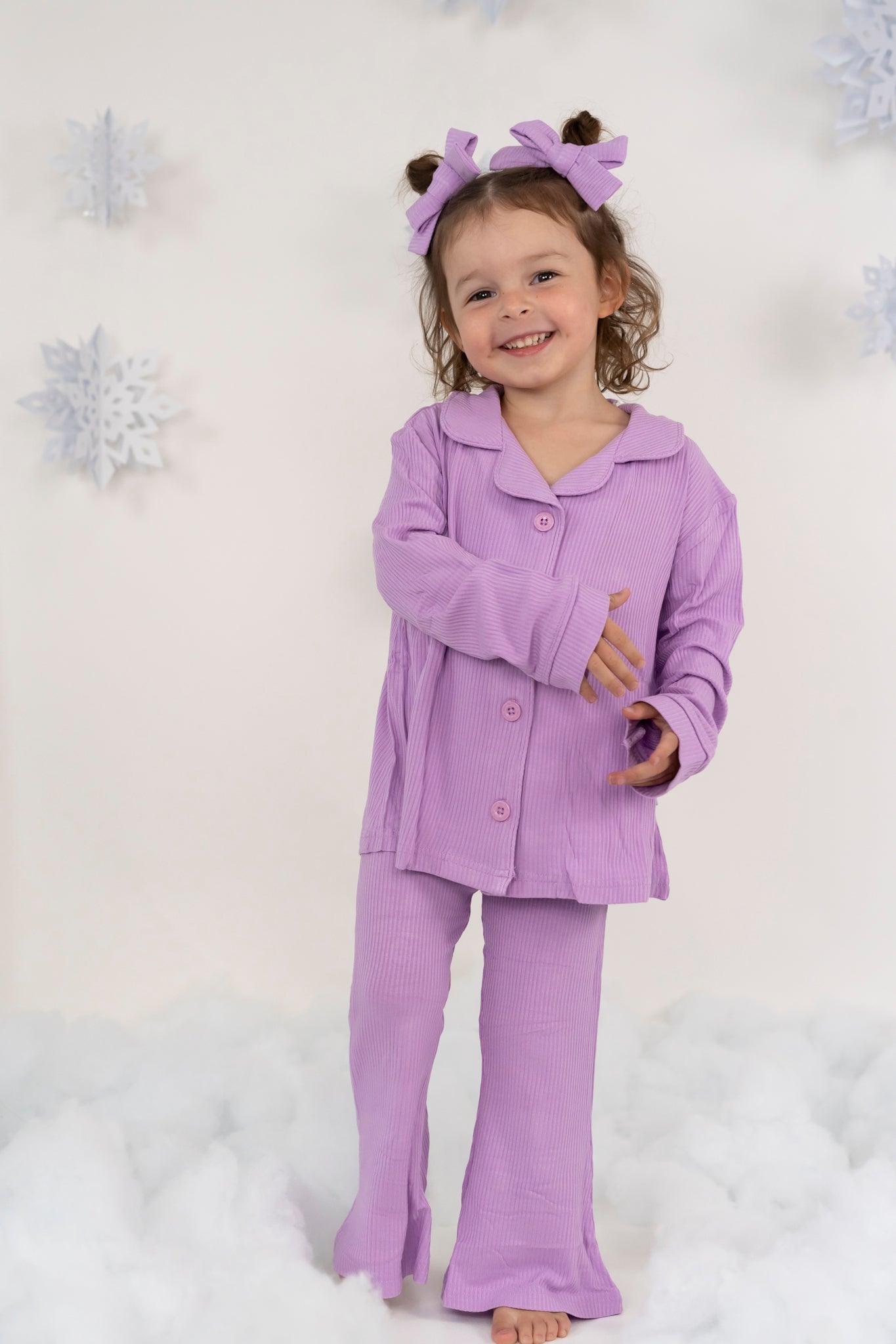 Amethyst Rib Dream Girl's Flare Set