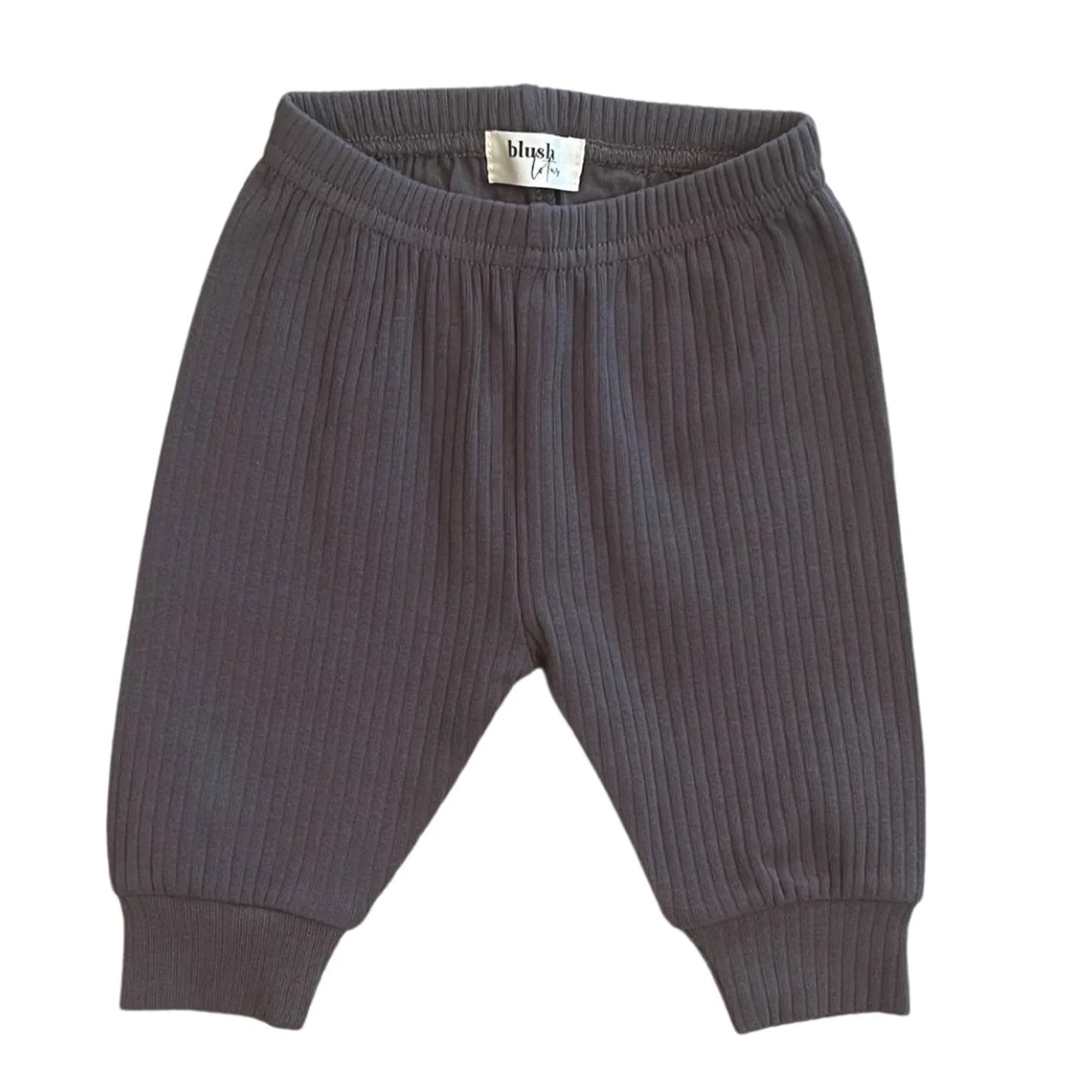 Ribbed Pant - Coal
