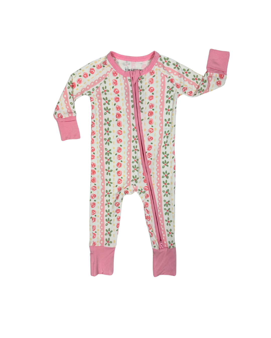 Meadow Dreams - Zipper Footie Pajamas