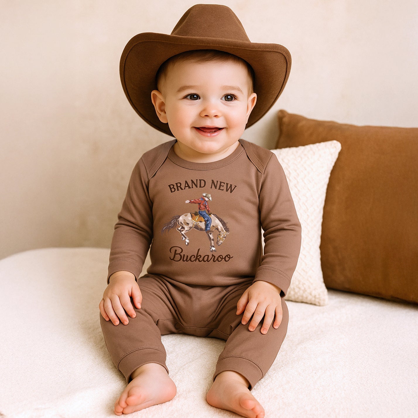 Brand New Buckaroo Cotton Romper