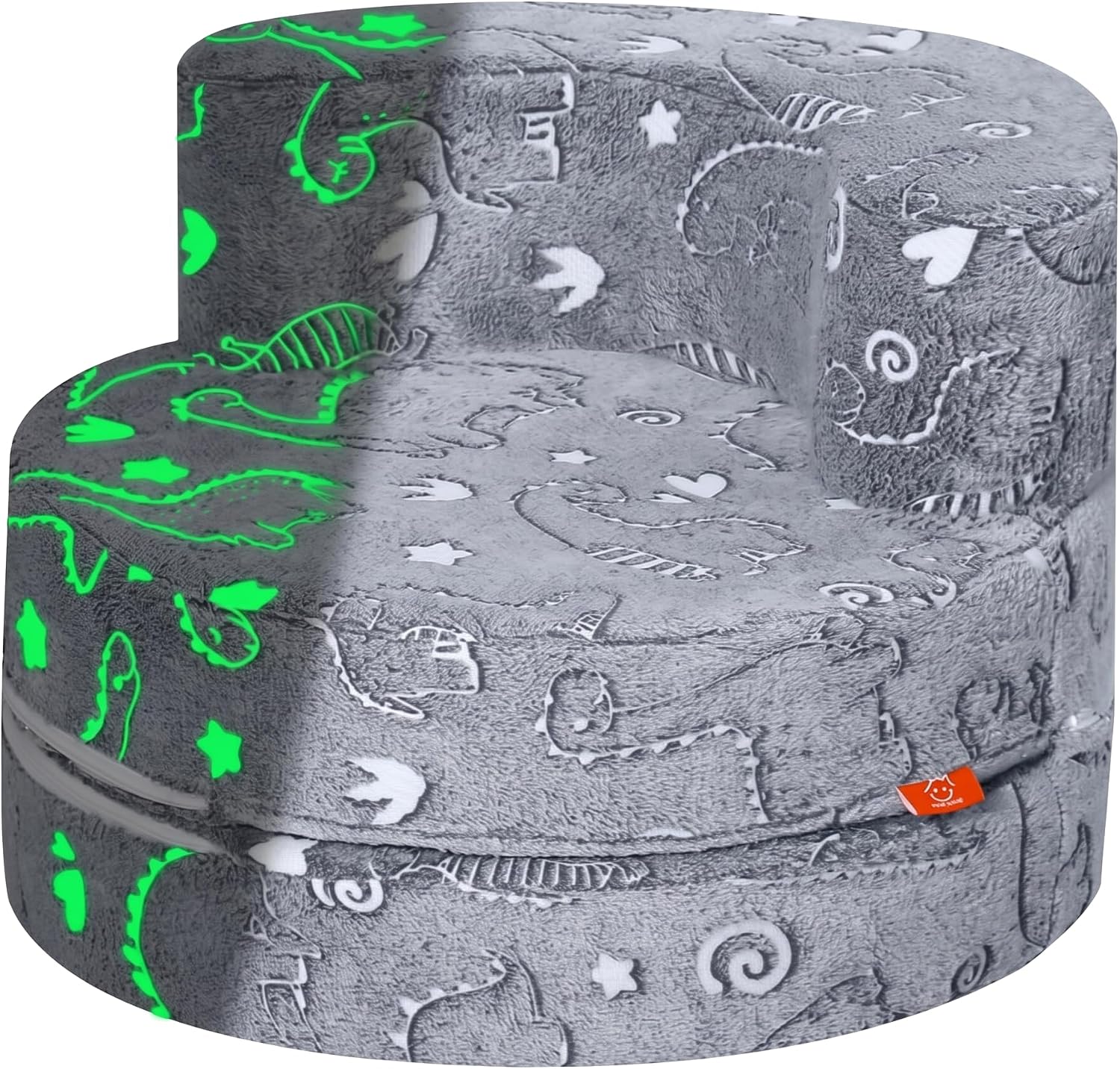 Glow Dinosaur Kids Chair, 4-in-1 Toddler Seat