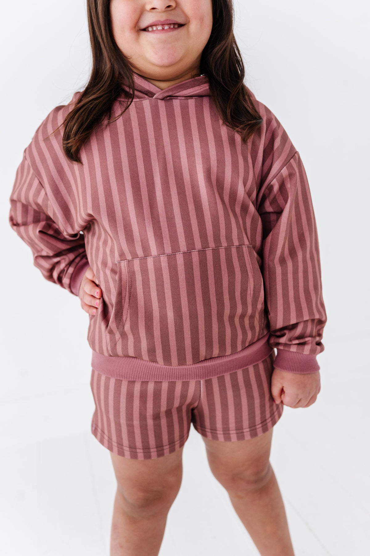 Mesa Stripe Kids Hooded Sweatshirt