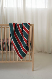 Plush Blanket | Holiday Stripe