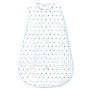 Amazing Baby - Muslin Non-weighted Zzzipme Sack - On The Dot, Blue