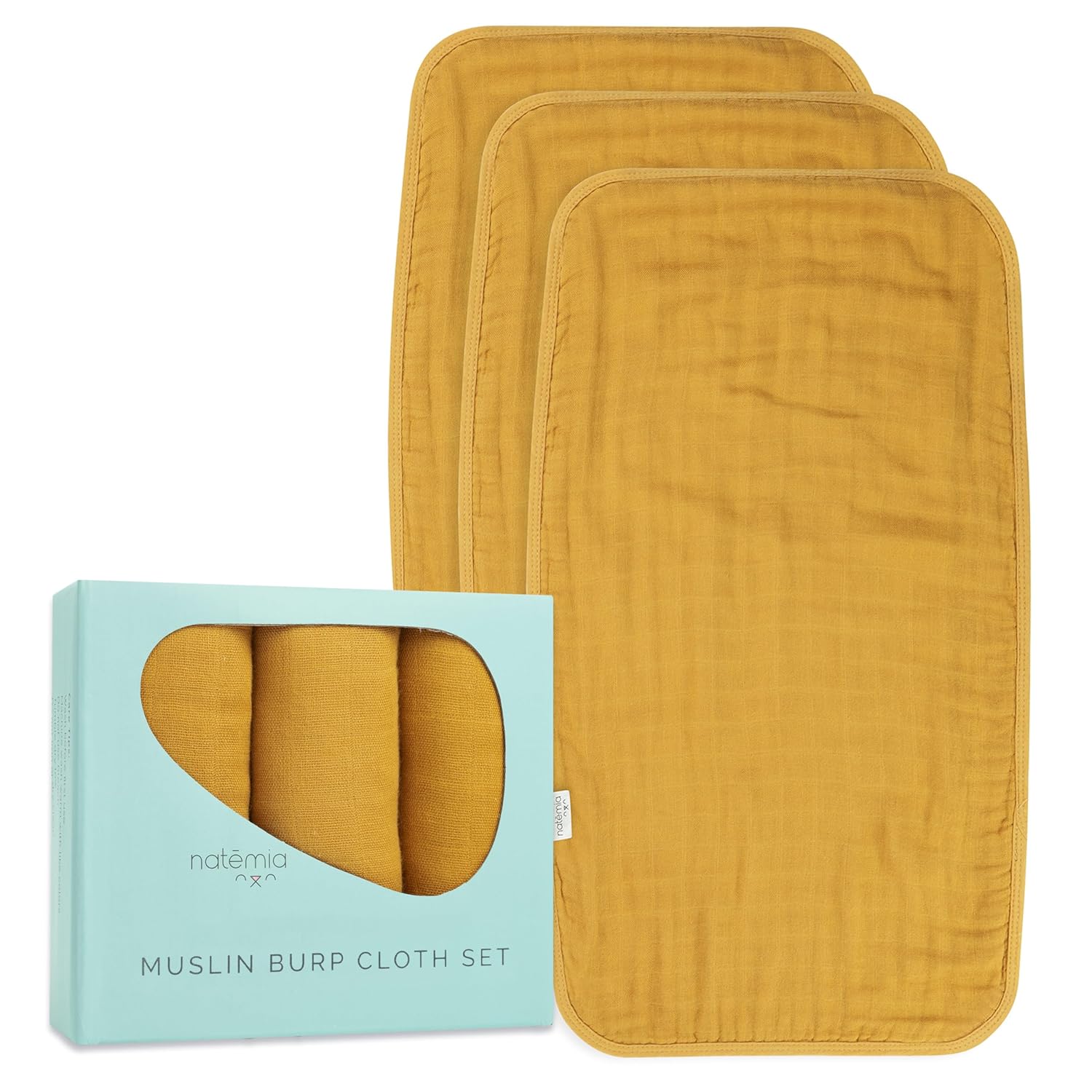 Muslin Burp Cloth Set
