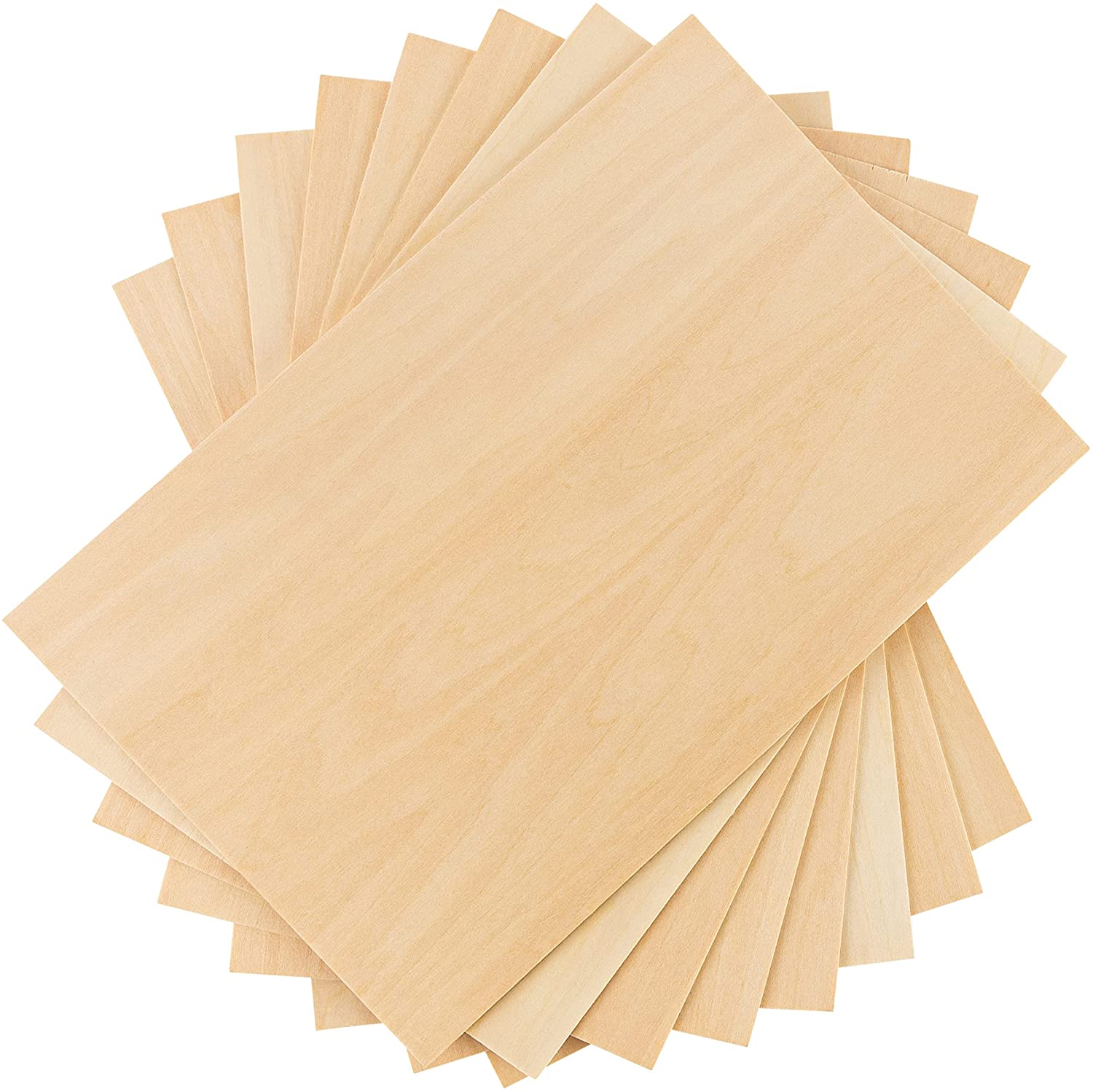 Basswood Sheets 12x8x1/16 16 Pack